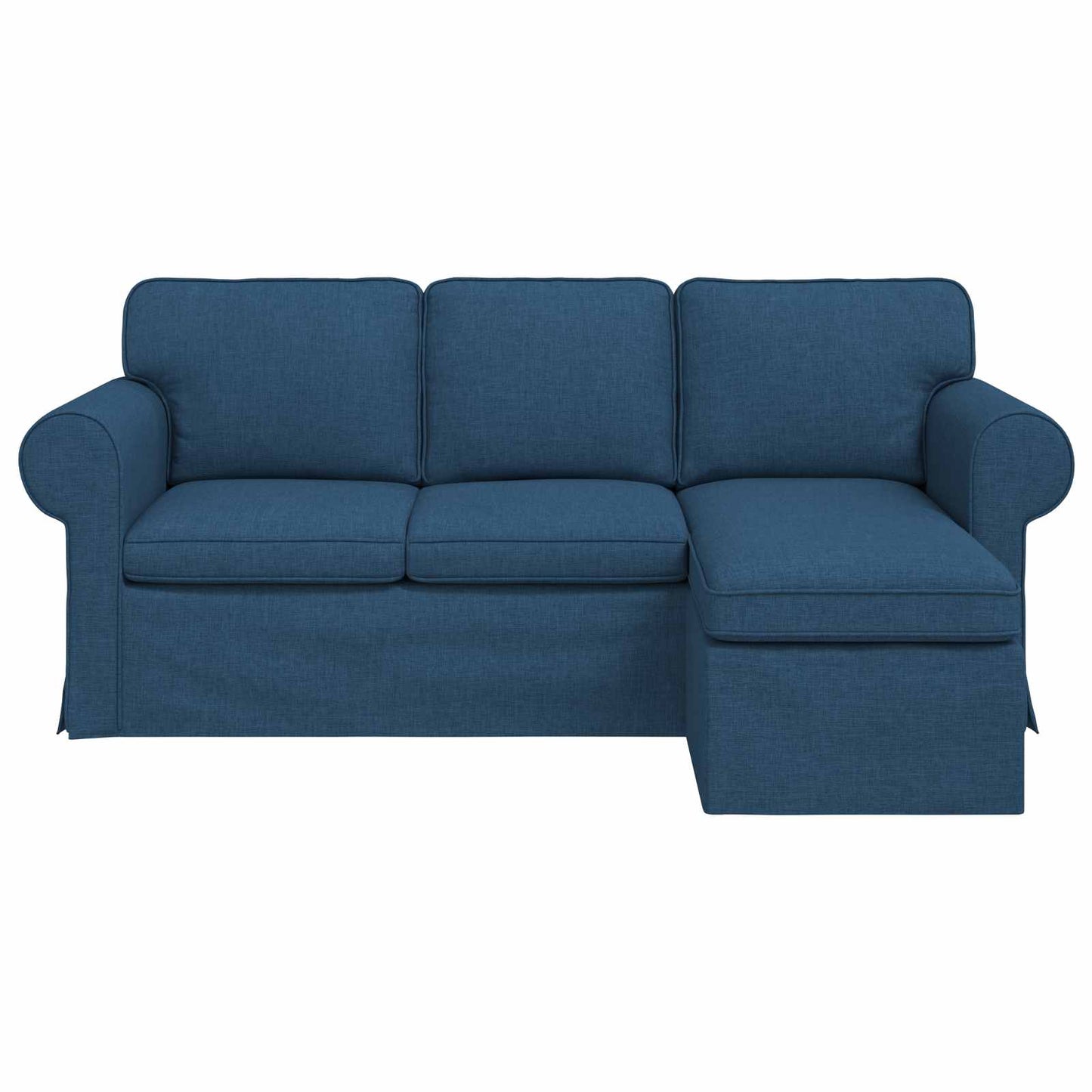 vidaXL Καναπές Μπλε 195 x 138 x 80 εκ ύφασμα