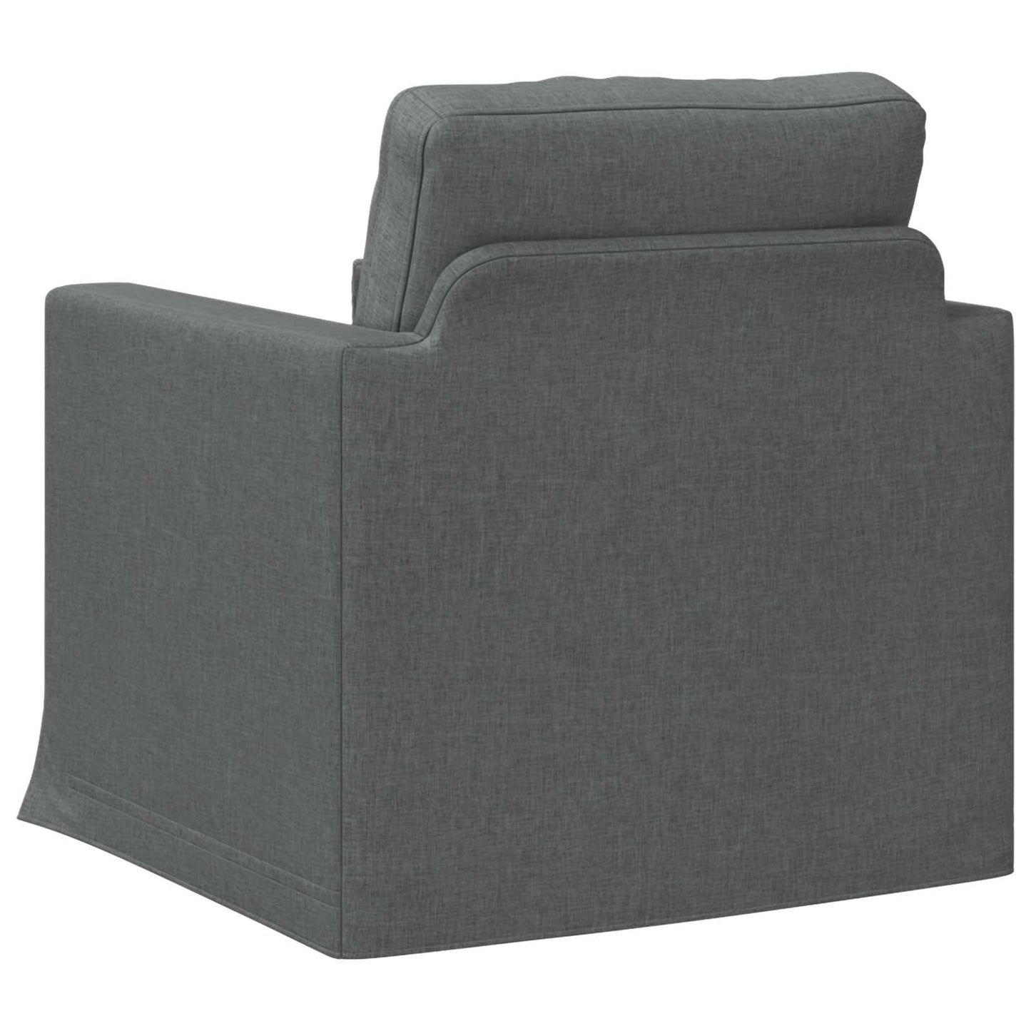 vidaXL Καναπές Σκούρο Γκρι 78 x 78 x 80 εκ. ύφασμα