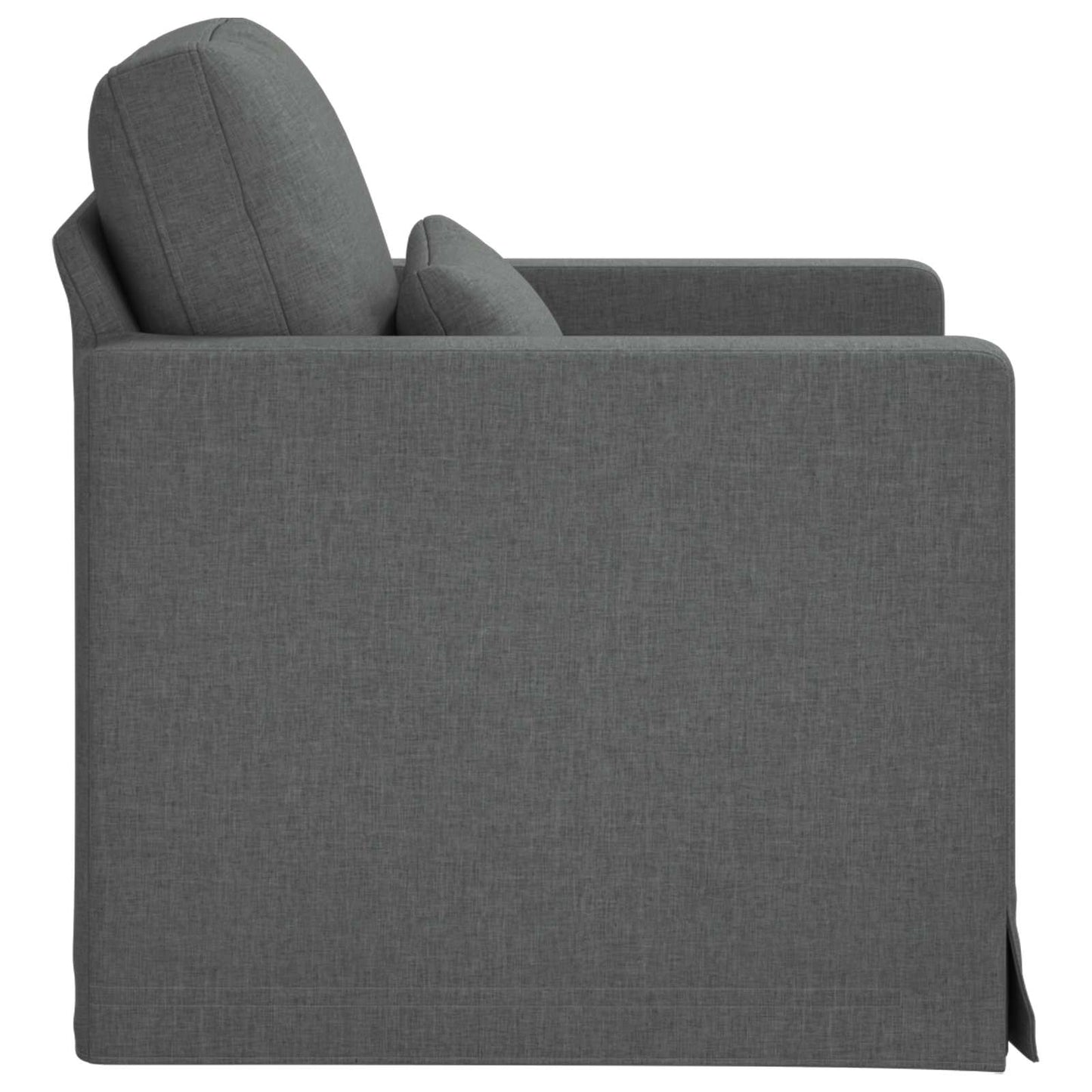 vidaXL Καναπές Σκούρο Γκρι 78 x 78 x 80 εκ. ύφασμα