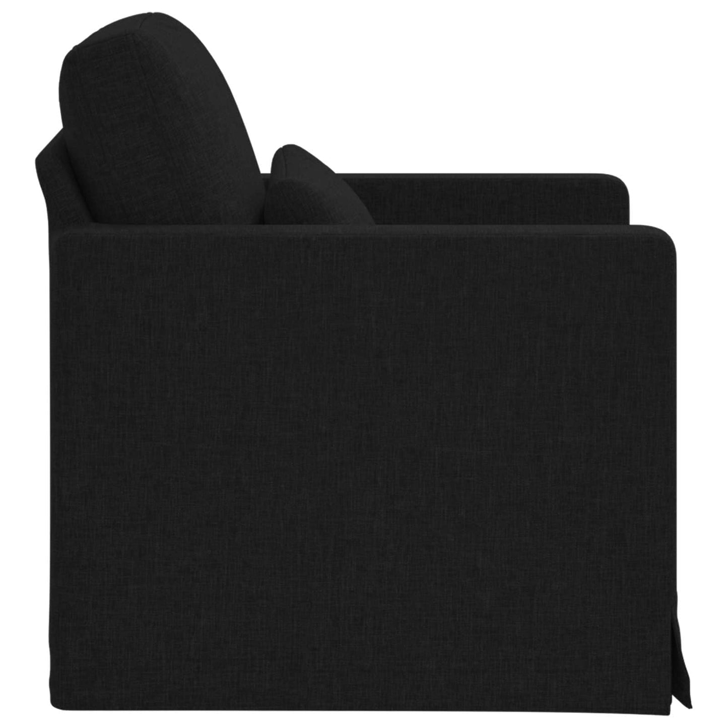 vidaXL Καναπές Μαύρο 78 x 78 x 80 εκ. ύφασμα