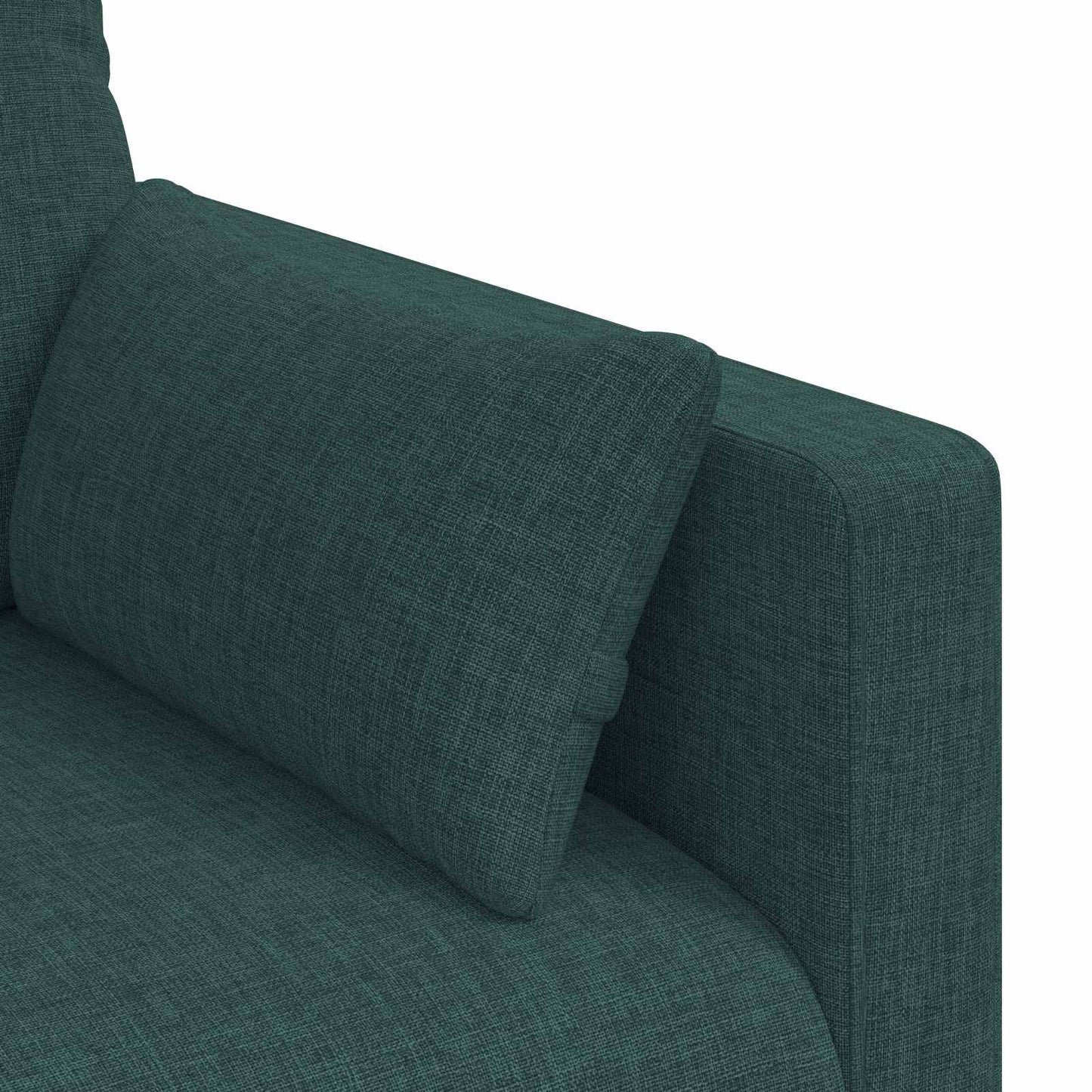 vidaXL Καναπές Σκούρο Πράσινο 139 x 78 x 80 εκ ύφασμα