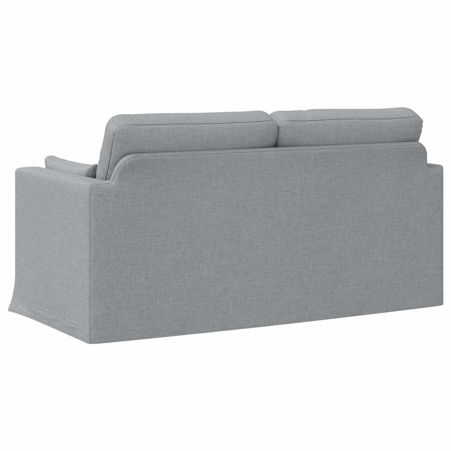 vidaXL Καναπές Ανοιχτό γκρι 158 x 78 x 80 εκ ύφασμα