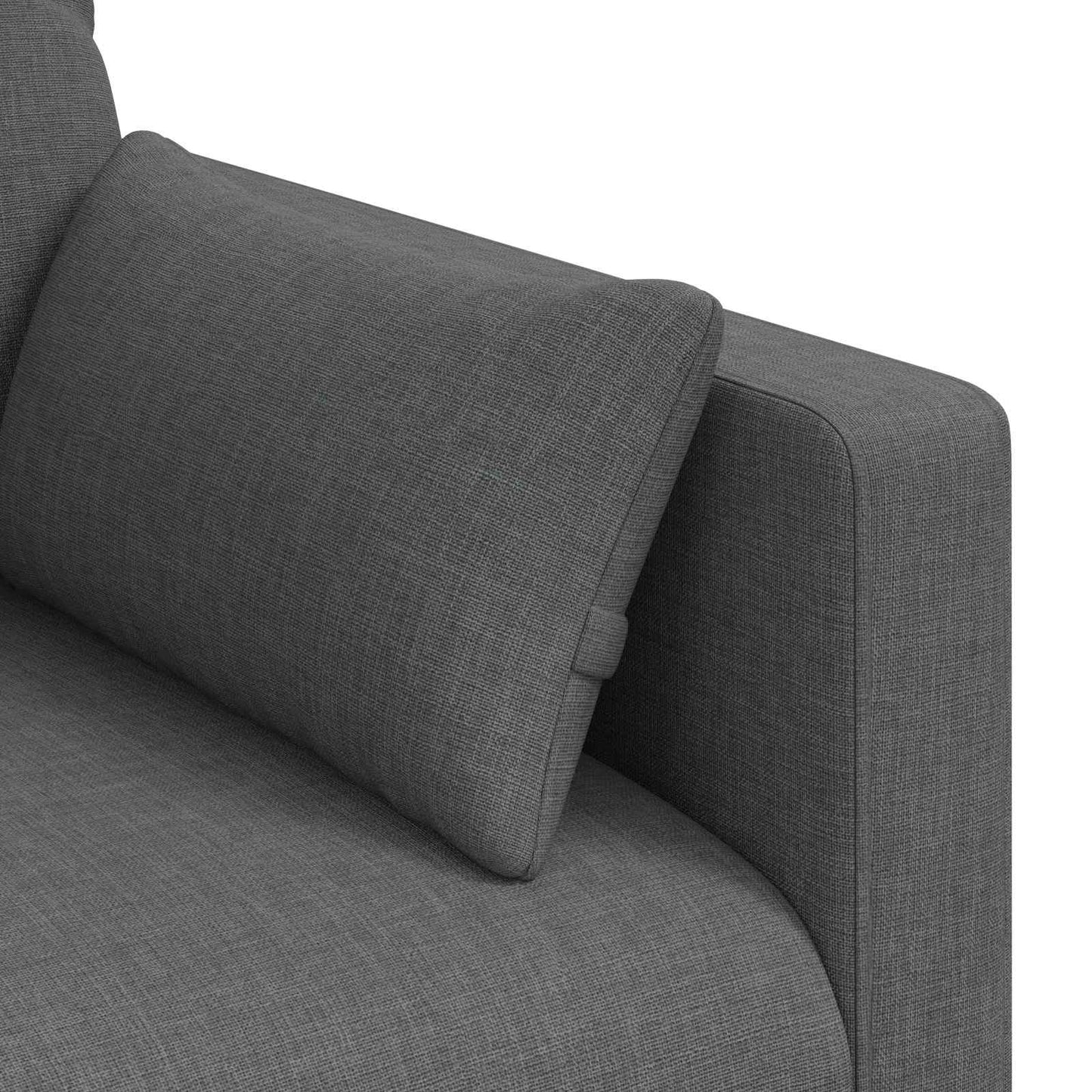 vidaXL Καναπές Σκούρο Γκρι 158 x 78 x 80 εκ ύφασμα