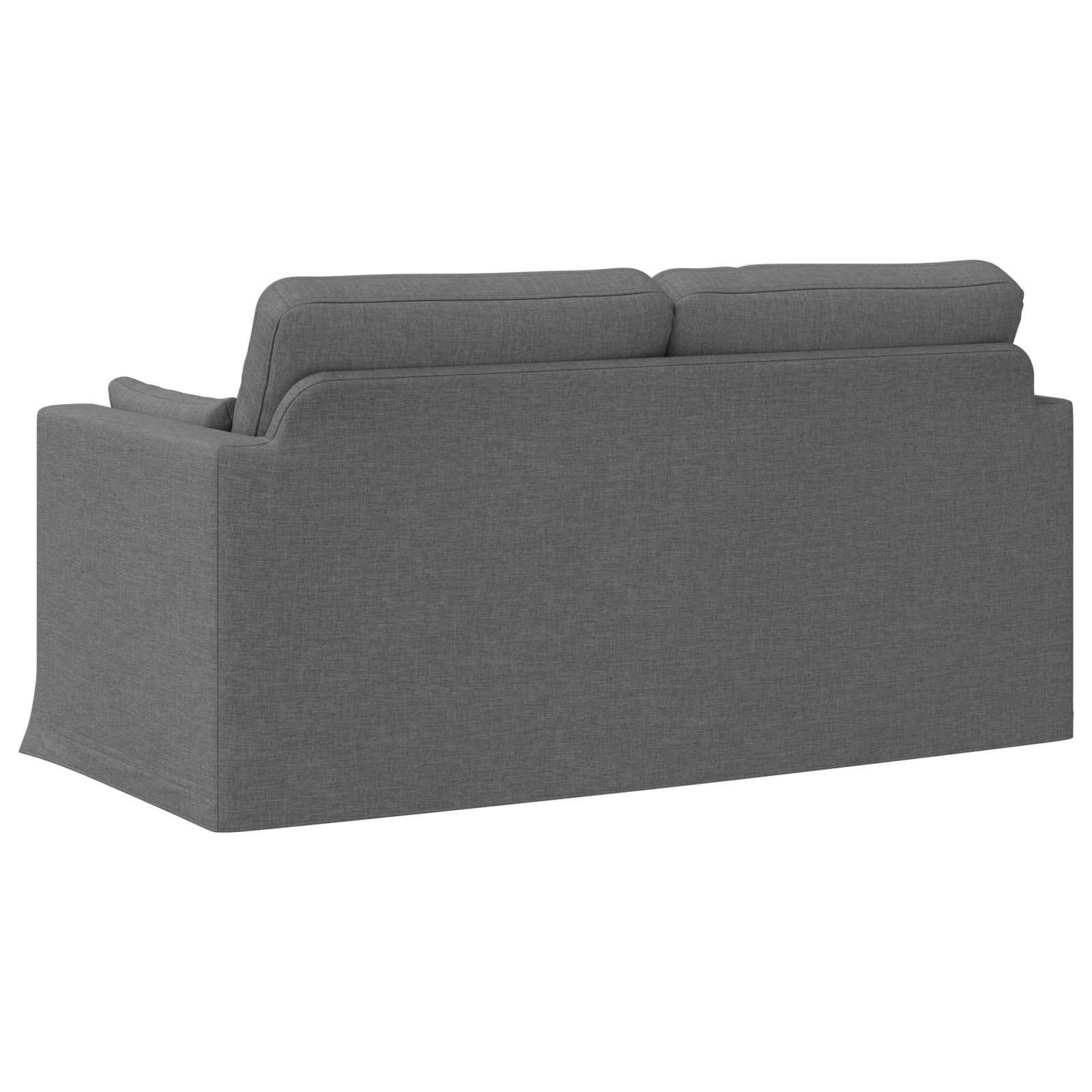 vidaXL Καναπές Σκούρο Γκρι 158 x 78 x 80 εκ ύφασμα