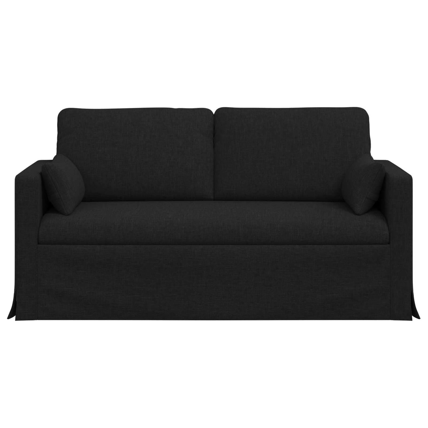 vidaXL Καναπές Μαύρο 158 x 78 x 80 εκ ύφασμα
