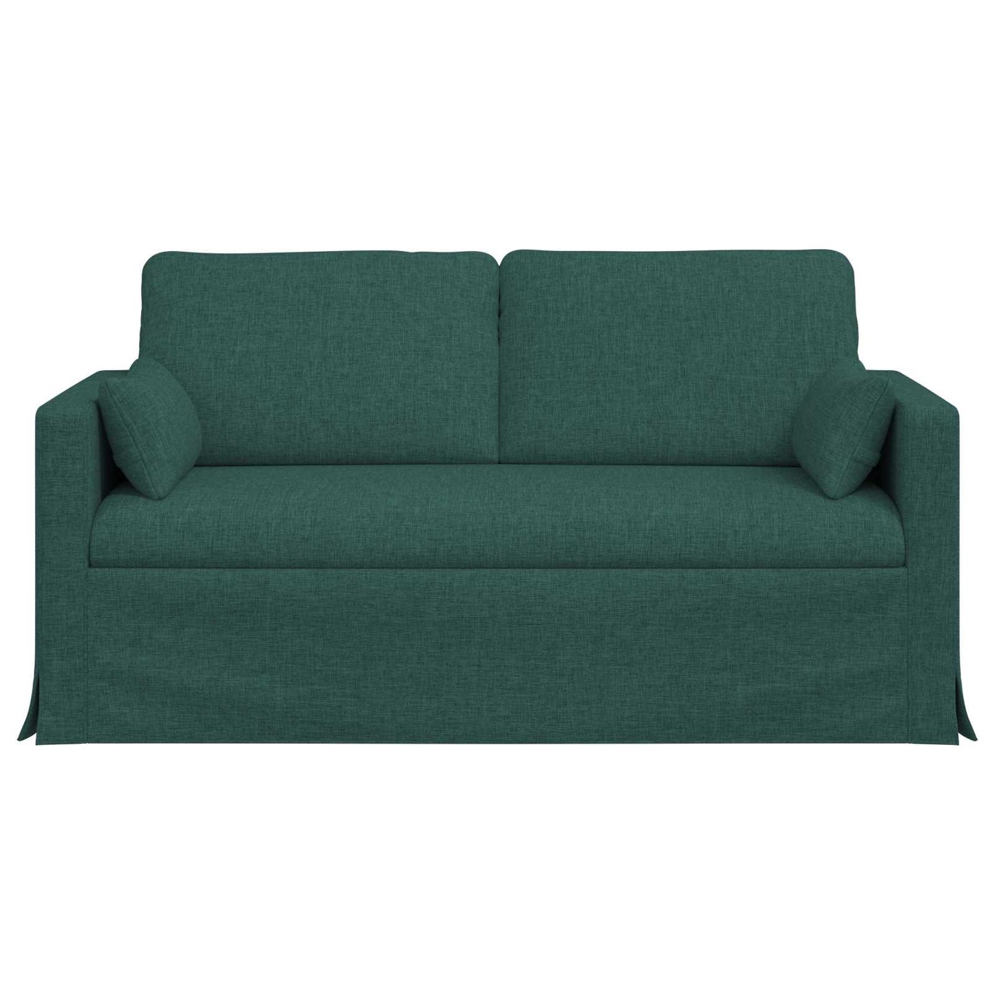 vidaXL Καναπές Σκούρο Πράσινο 158 x 78 x 80 εκ ύφασμα