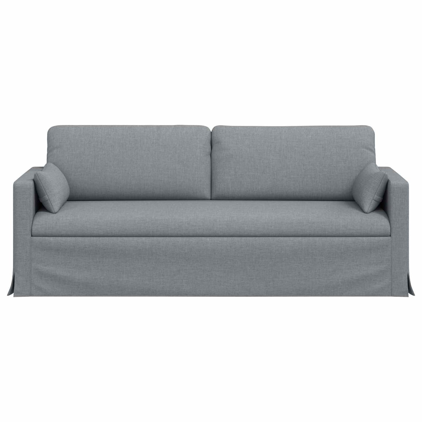 vidaXL Καναπές Ανοιχτό γκρι 198 x 78 x 80 εκ ύφασμα