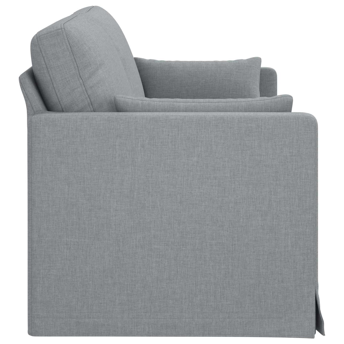 vidaXL Καναπές Ανοιχτό γκρι 198 x 78 x 80 εκ ύφασμα