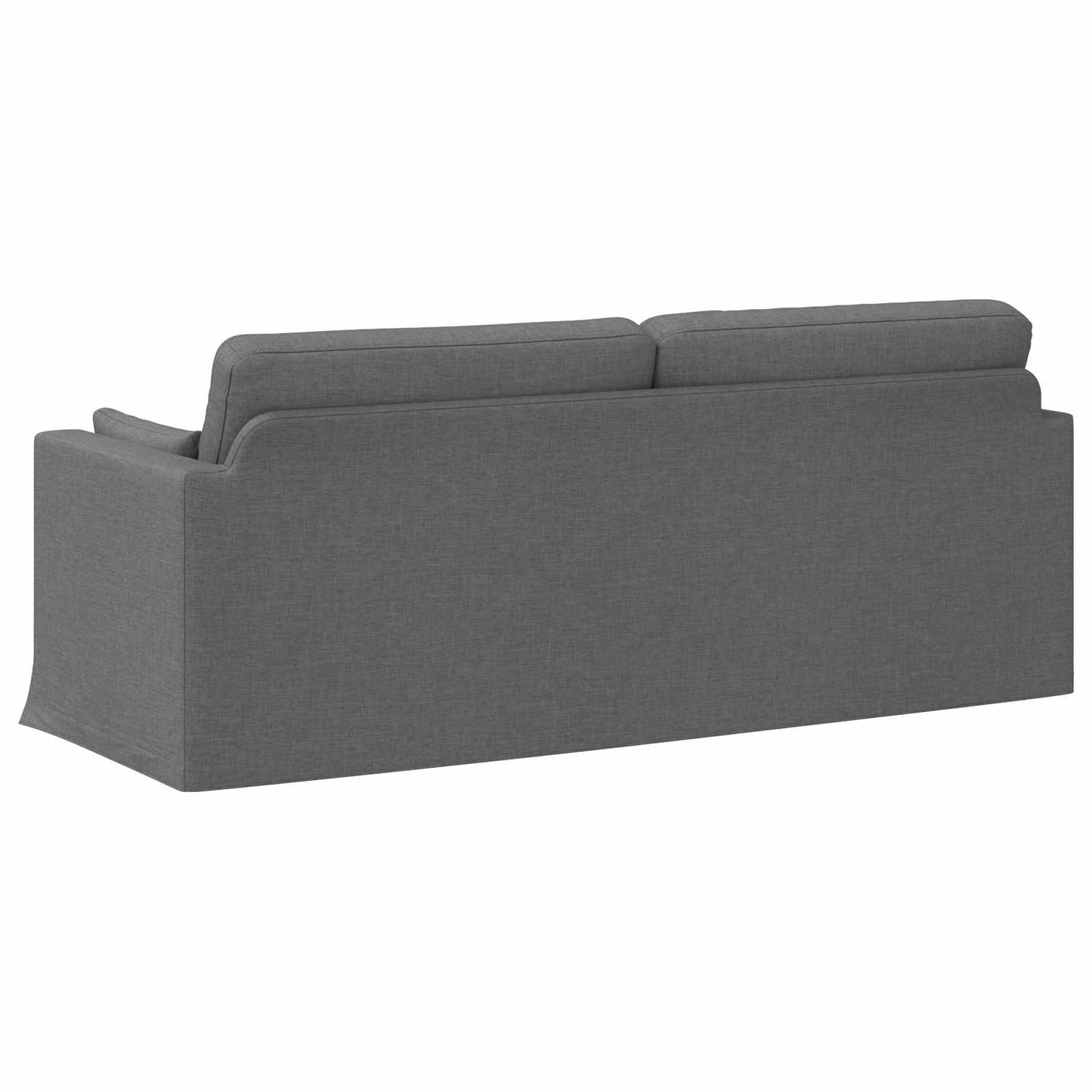 vidaXL Καναπές Σκούρο Γκρι 198 x 78 x 80 εκ ύφασμα
