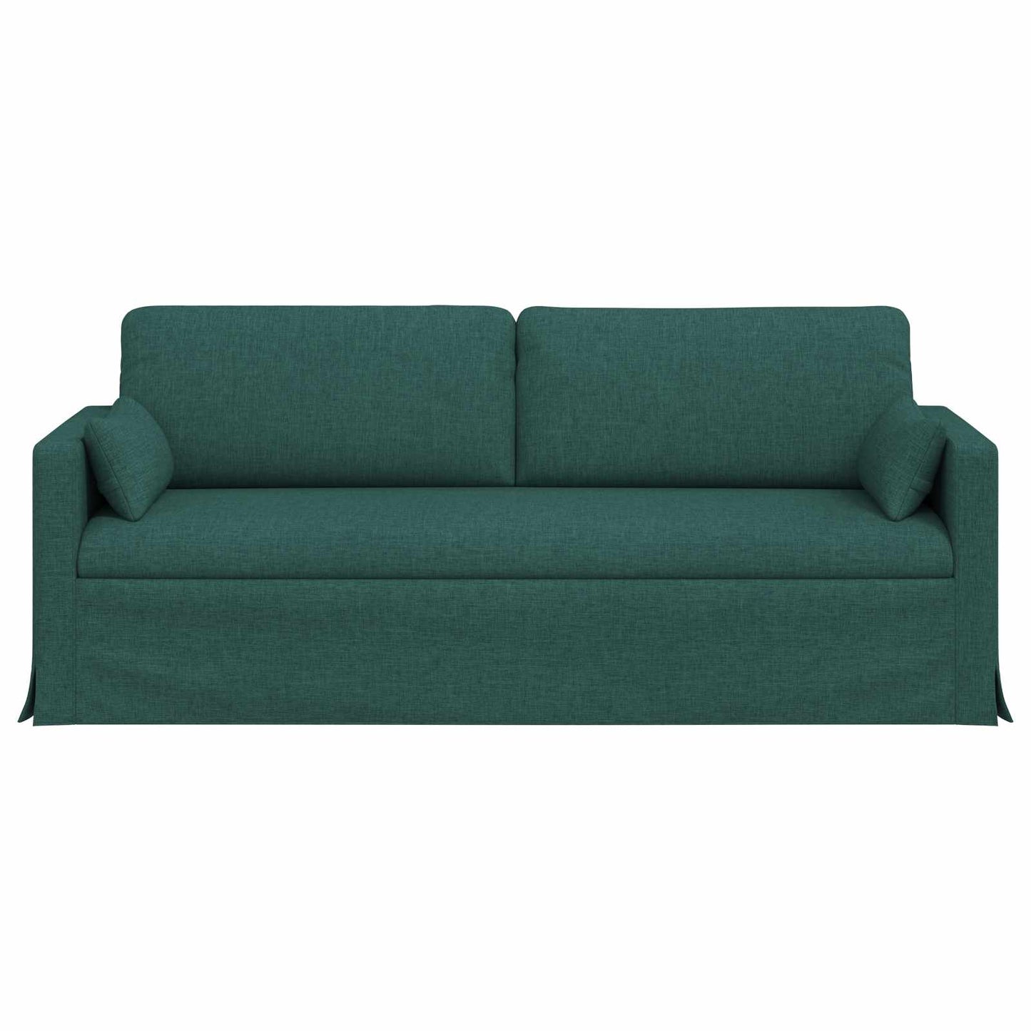 vidaXL Καναπές Σκούρο Πράσινο 198 x 78 x 80 εκ ύφασμα
