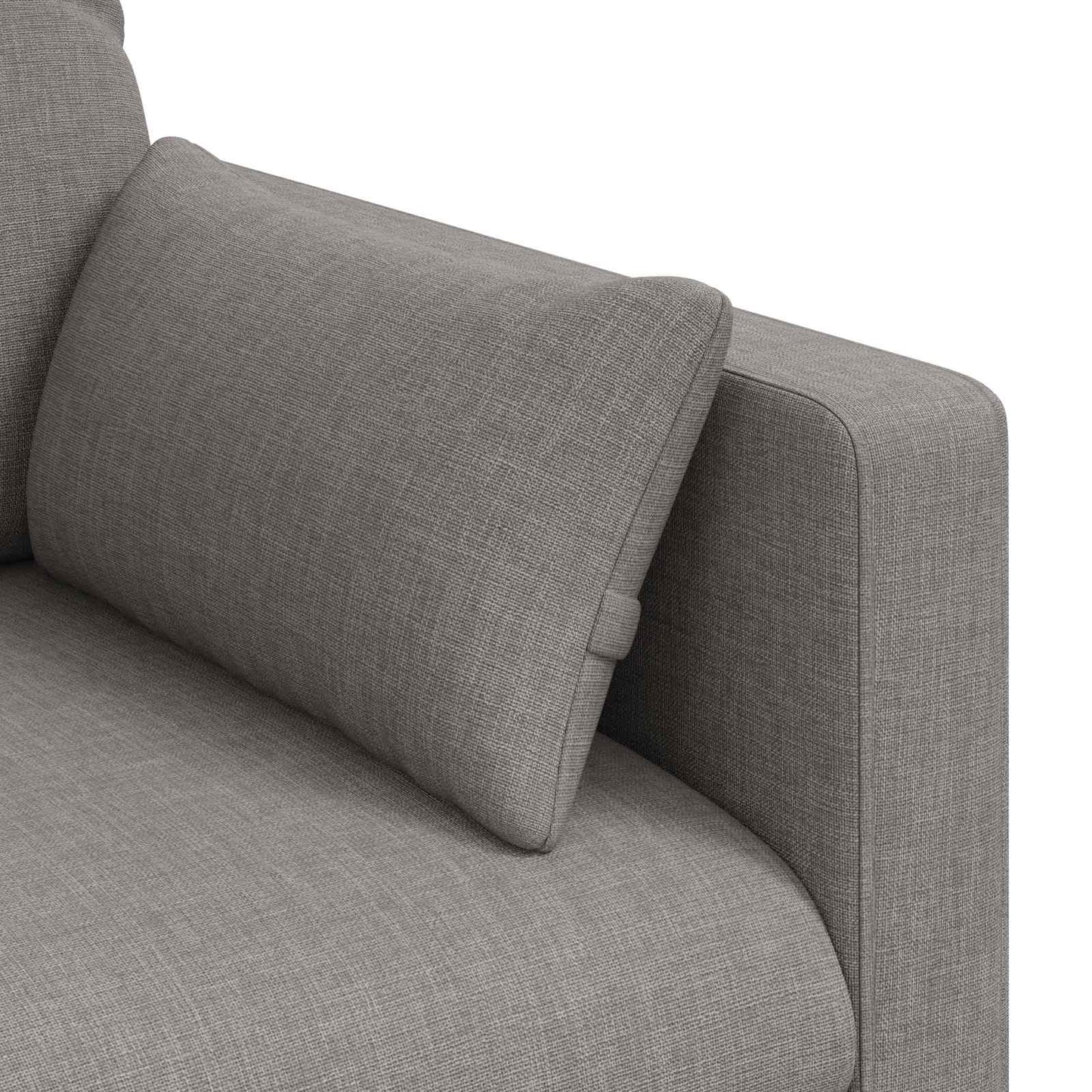 vidaXL Καναπές Taupe 198 x 78 x 80 εκ ύφασμα
