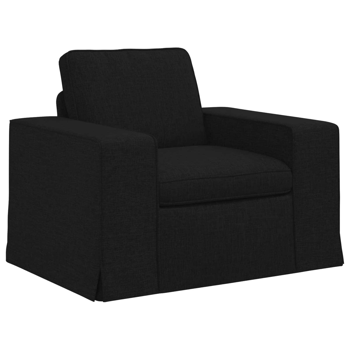 vidaXL Καναπές Μαύρο 103 x 80 x 82 εκ ύφασμα