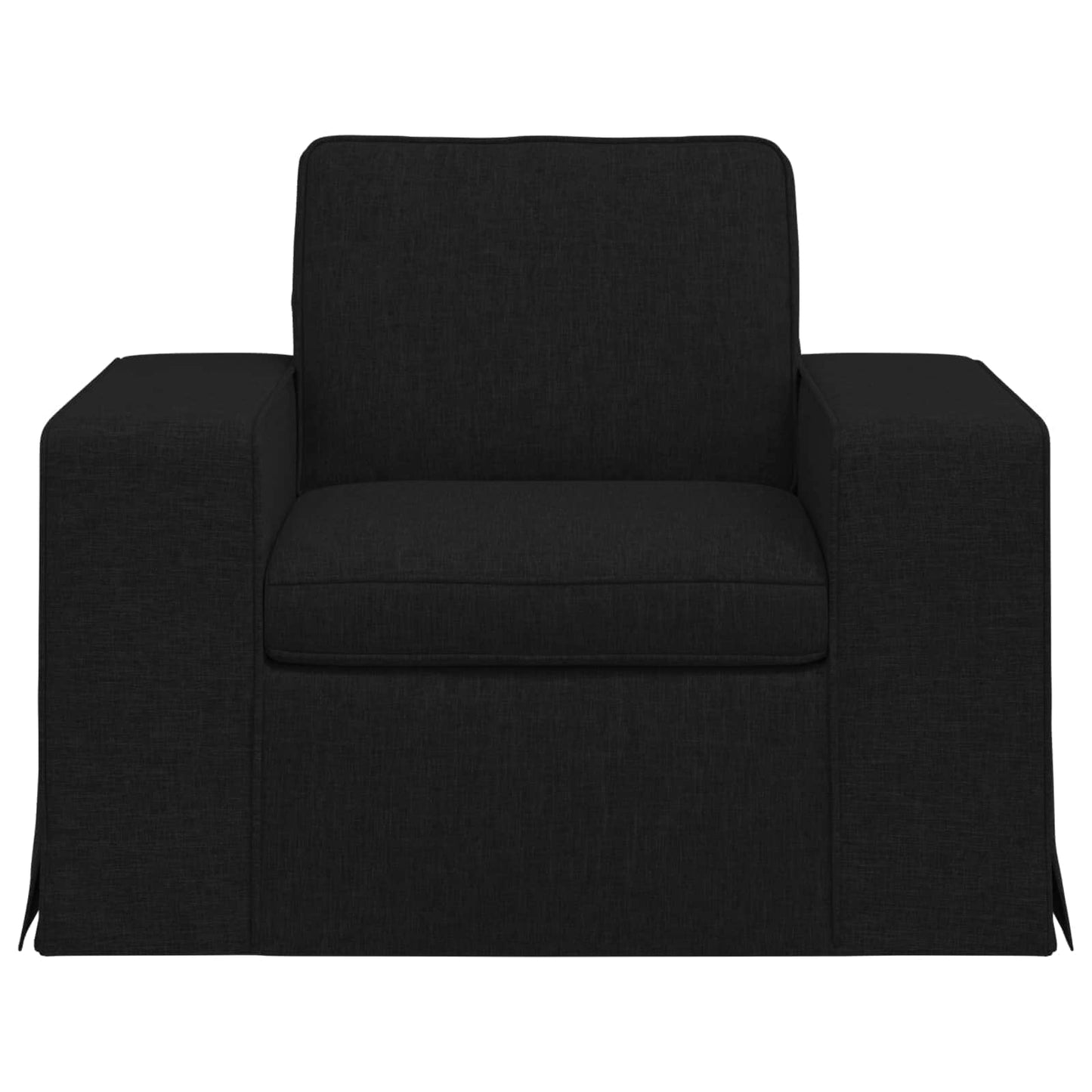 vidaXL Καναπές Μαύρο 103 x 80 x 82 εκ ύφασμα