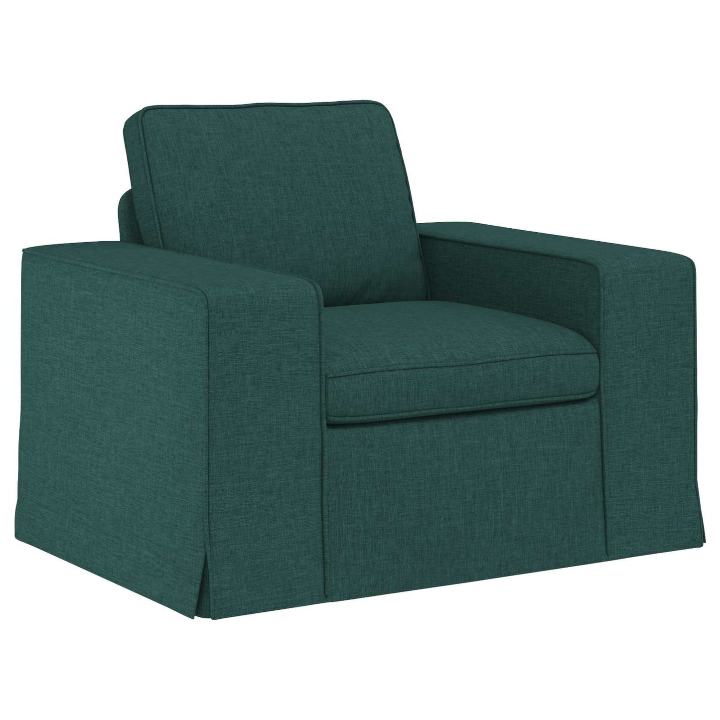 vidaXL Καναπές Σκούρο Πράσινο 103 x 80 x 82 εκ ύφασμα
