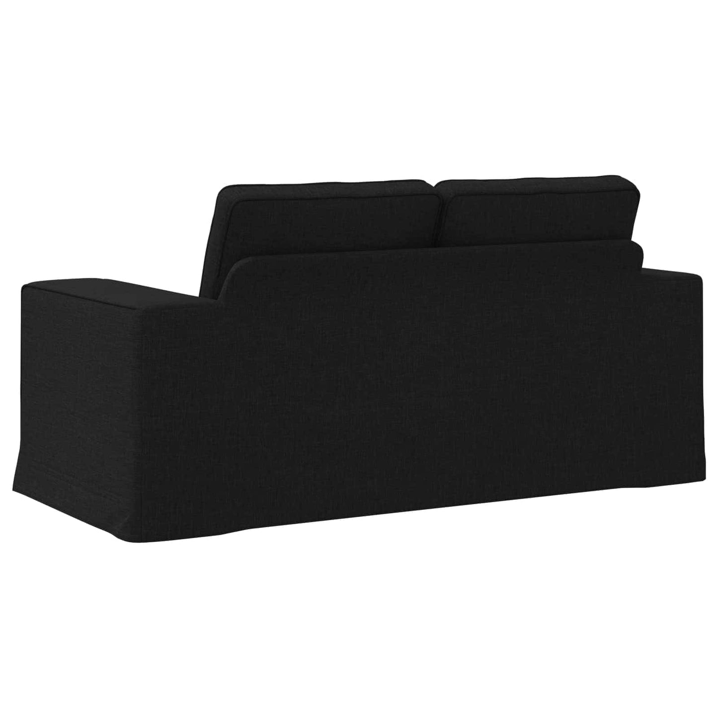vidaXL Καναπές Μαύρο 162 x 80 x 82 εκ ύφασμα