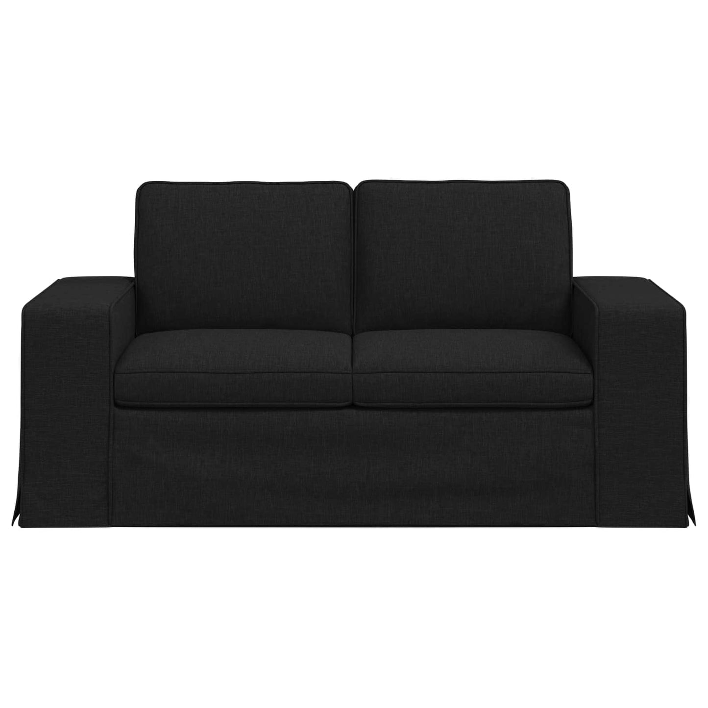 vidaXL Καναπές Μαύρο 162 x 80 x 82 εκ ύφασμα