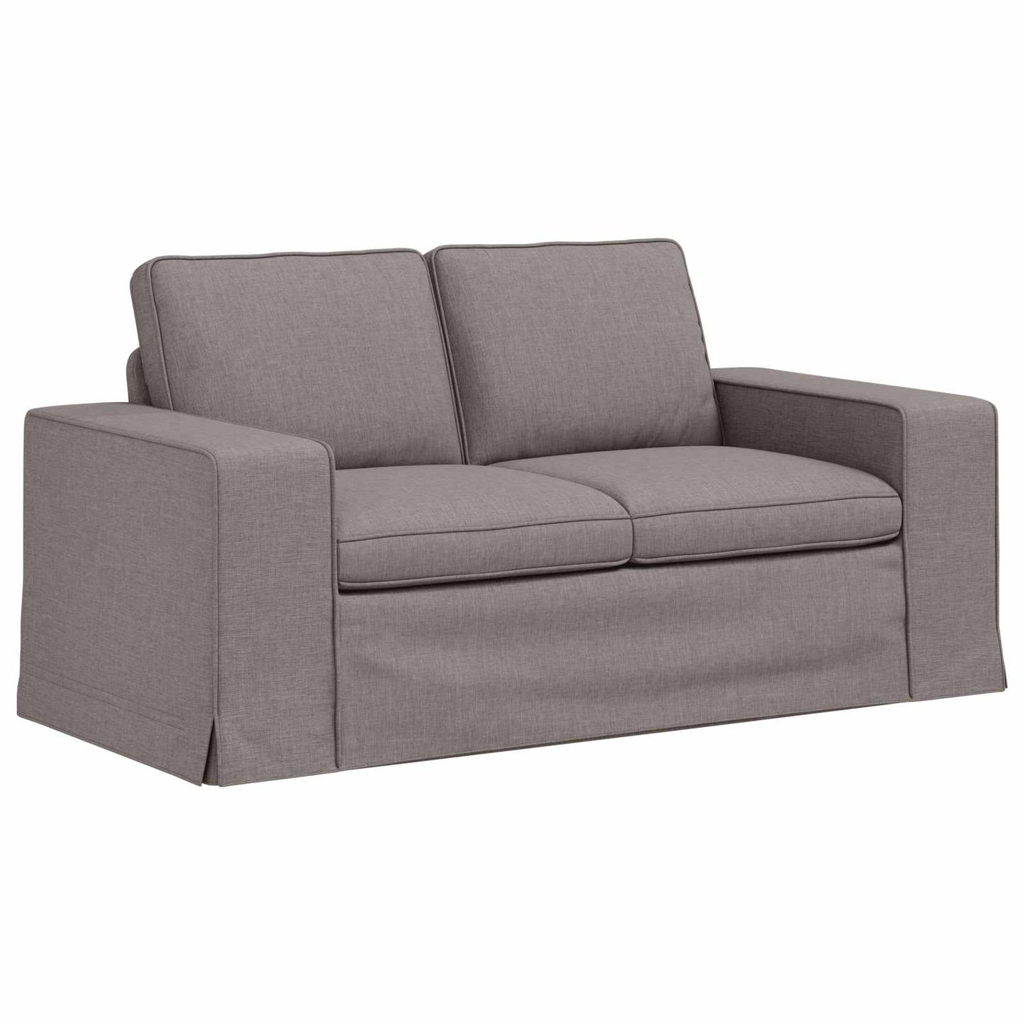 vidaXL Καναπές Taupe 162 x 80 x 82 εκ ύφασμα
