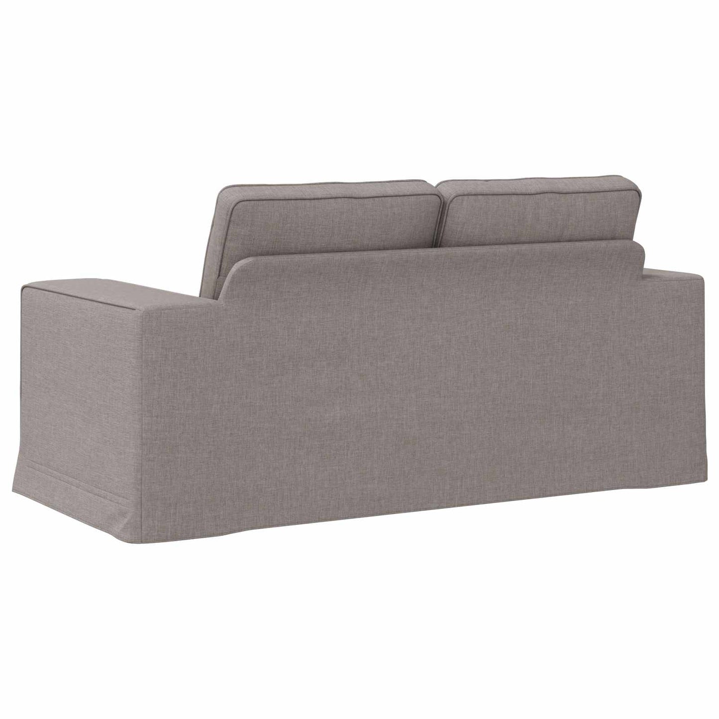 vidaXL Καναπές Taupe 162 x 80 x 82 εκ ύφασμα