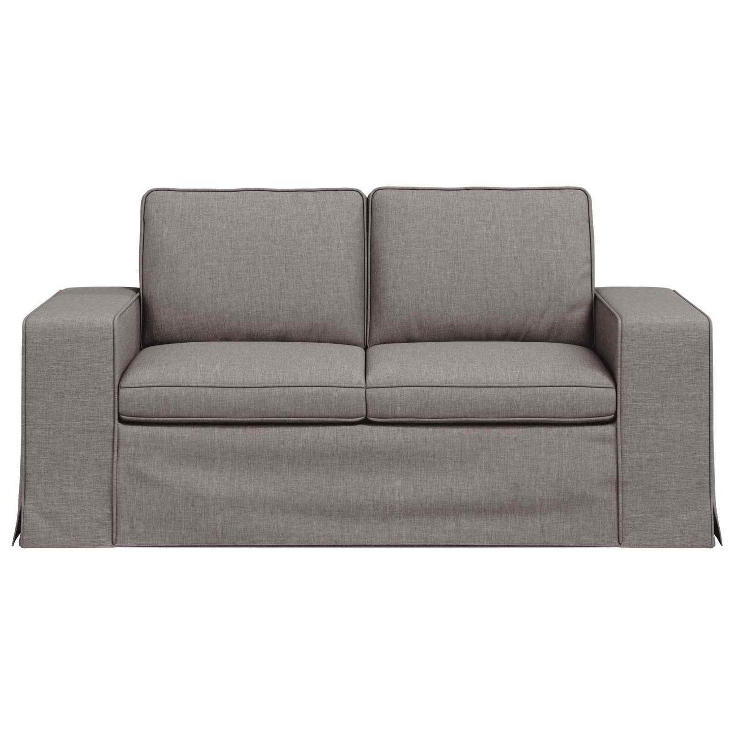 vidaXL Καναπές Taupe 162 x 80 x 82 εκ ύφασμα