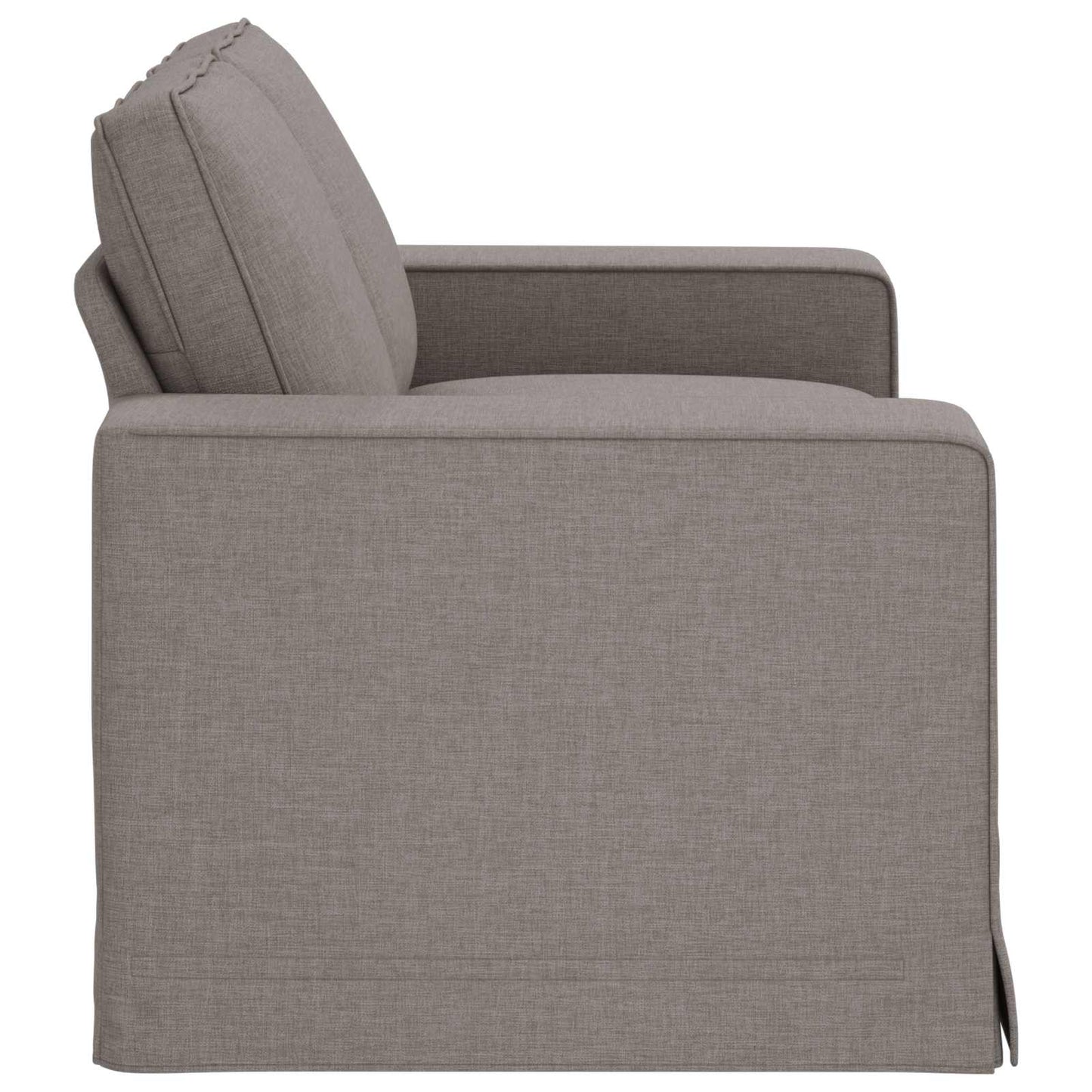 vidaXL Καναπές Taupe 162 x 80 x 82 εκ ύφασμα