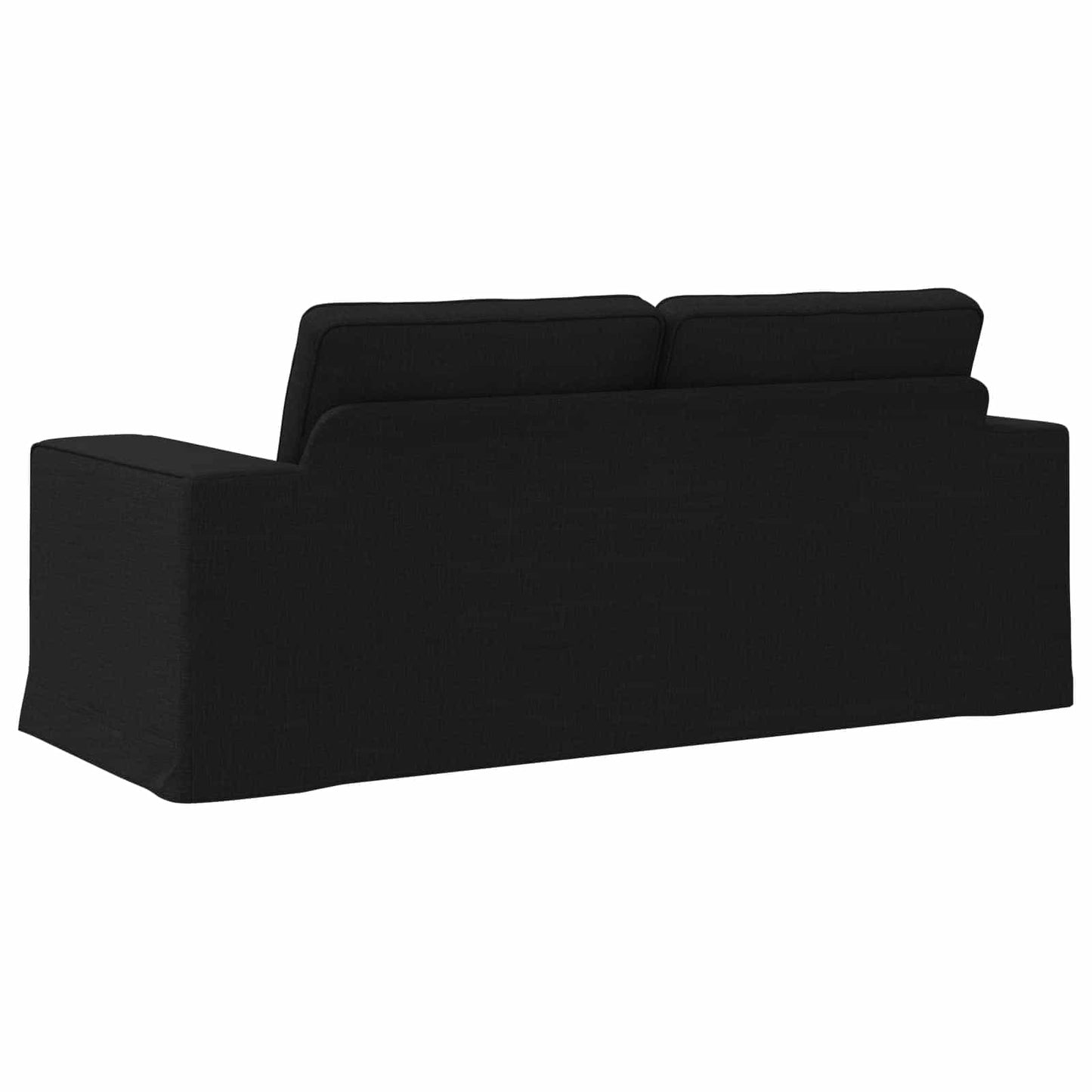 vidaXL Καναπές Μαύρο 182 x 80 x 82 εκ ύφασμα