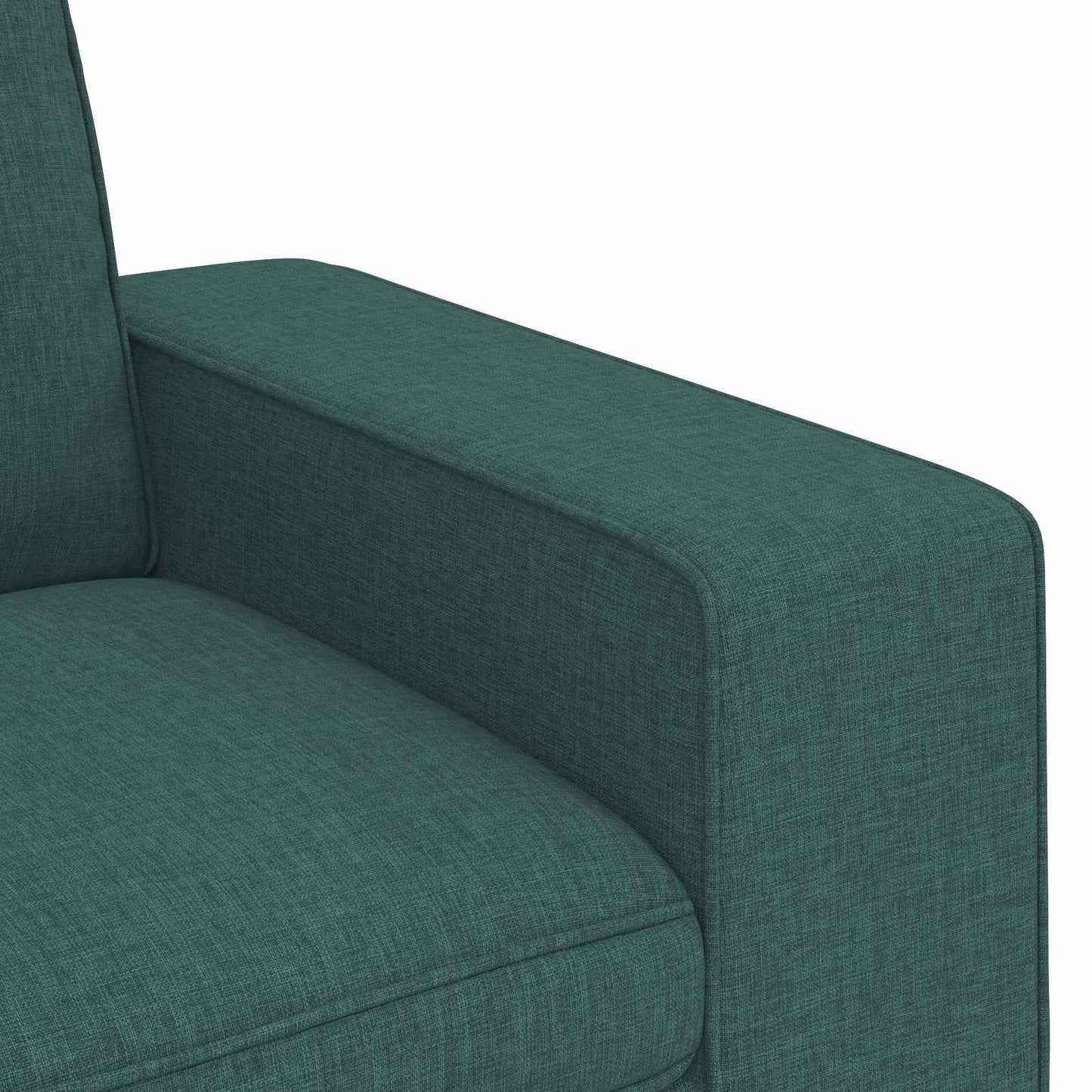 vidaXL Καναπές Σκούρο Πράσινο 222 x 80 x 82 εκ ύφασμα