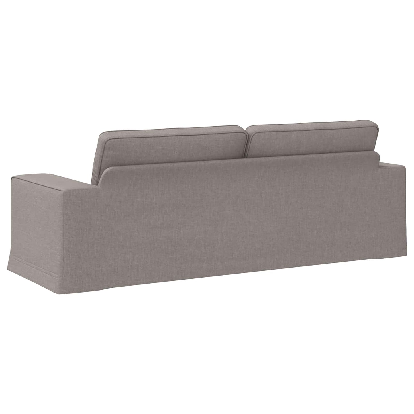 vidaXL Καναπές Taupe 222 x 80 x 82 εκ ύφασμα