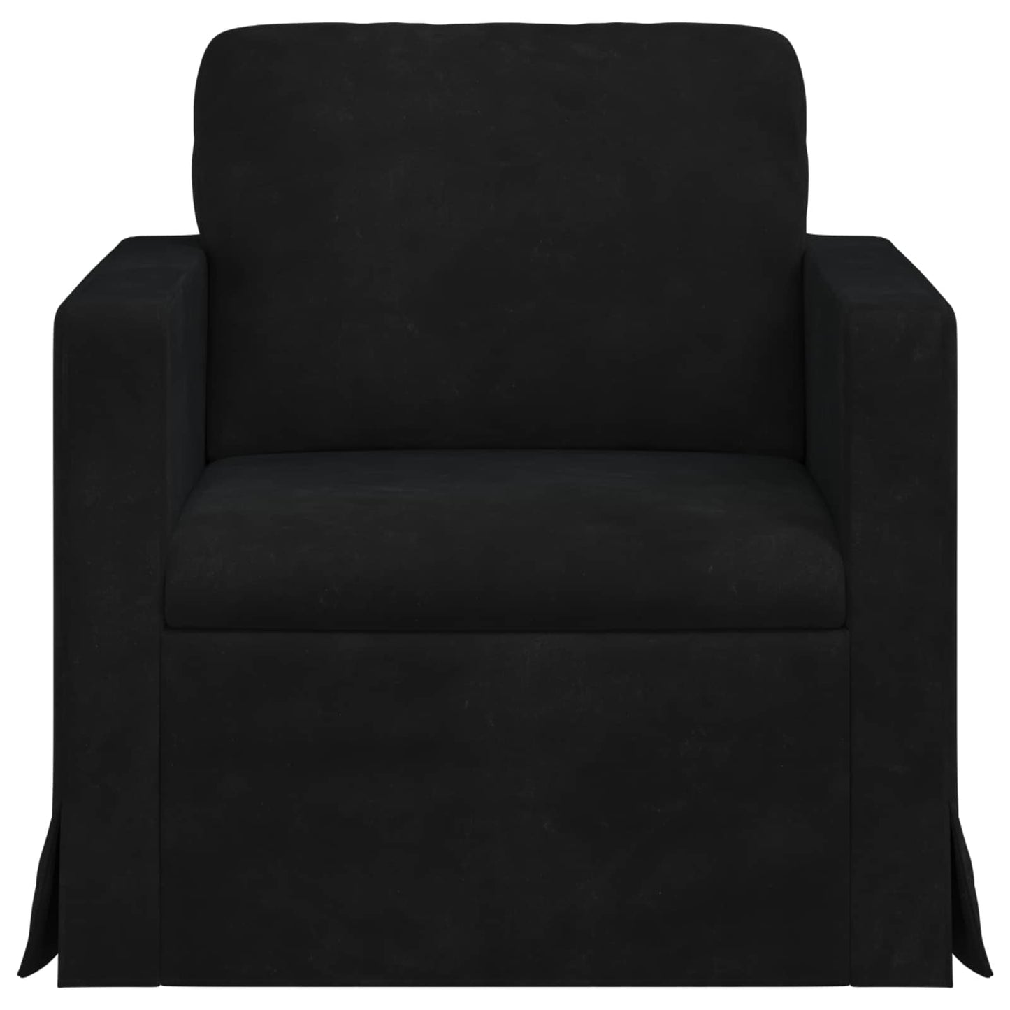 vidaXL Καναπές Μαύρο 78 x 78 x 80 εκ. Βελούδο