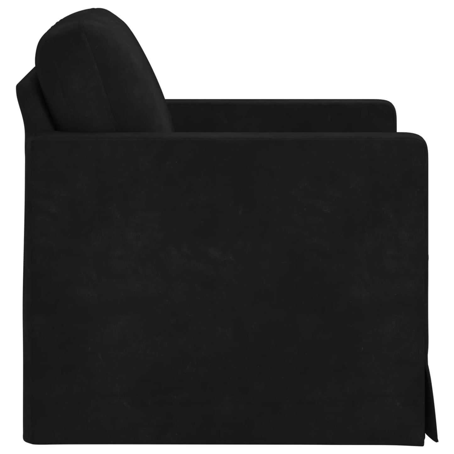 vidaXL Καναπές Μαύρο 78 x 78 x 80 εκ. Βελούδο