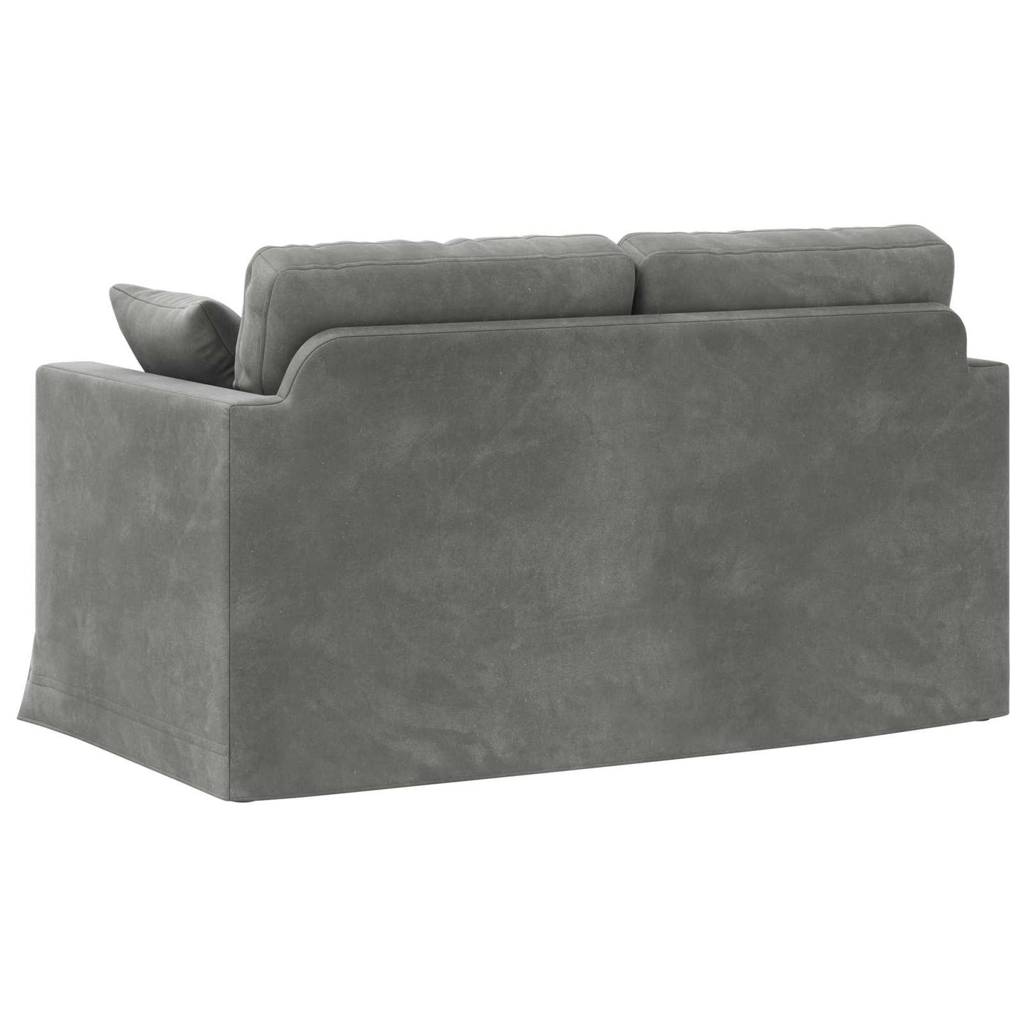 vidaXL Καναπές Σκούρο Γκρι 138 x 78 x 80 εκ Βελούδο