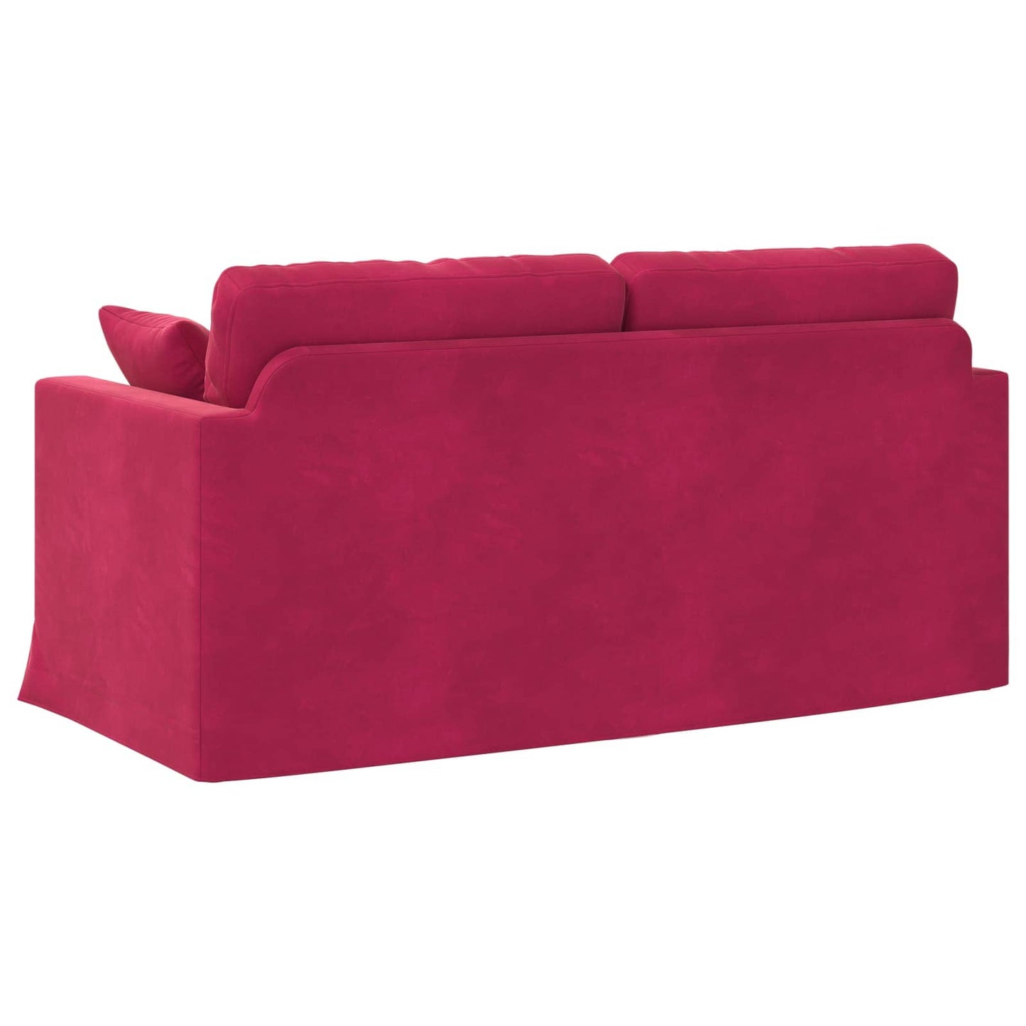vidaXL Καναπές Κόκκινο 158 x 78 x 80 εκ Βελούδο