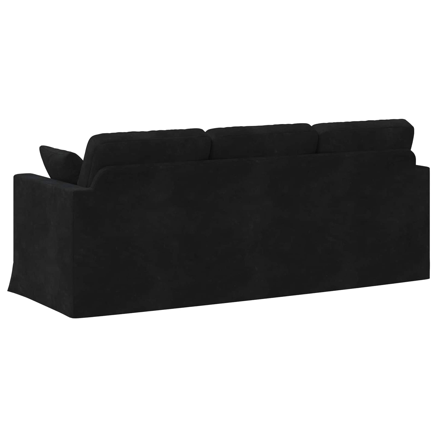 vidaXL Καναπές Μαύρο 198 x 78 x 80 εκ Βελούδο