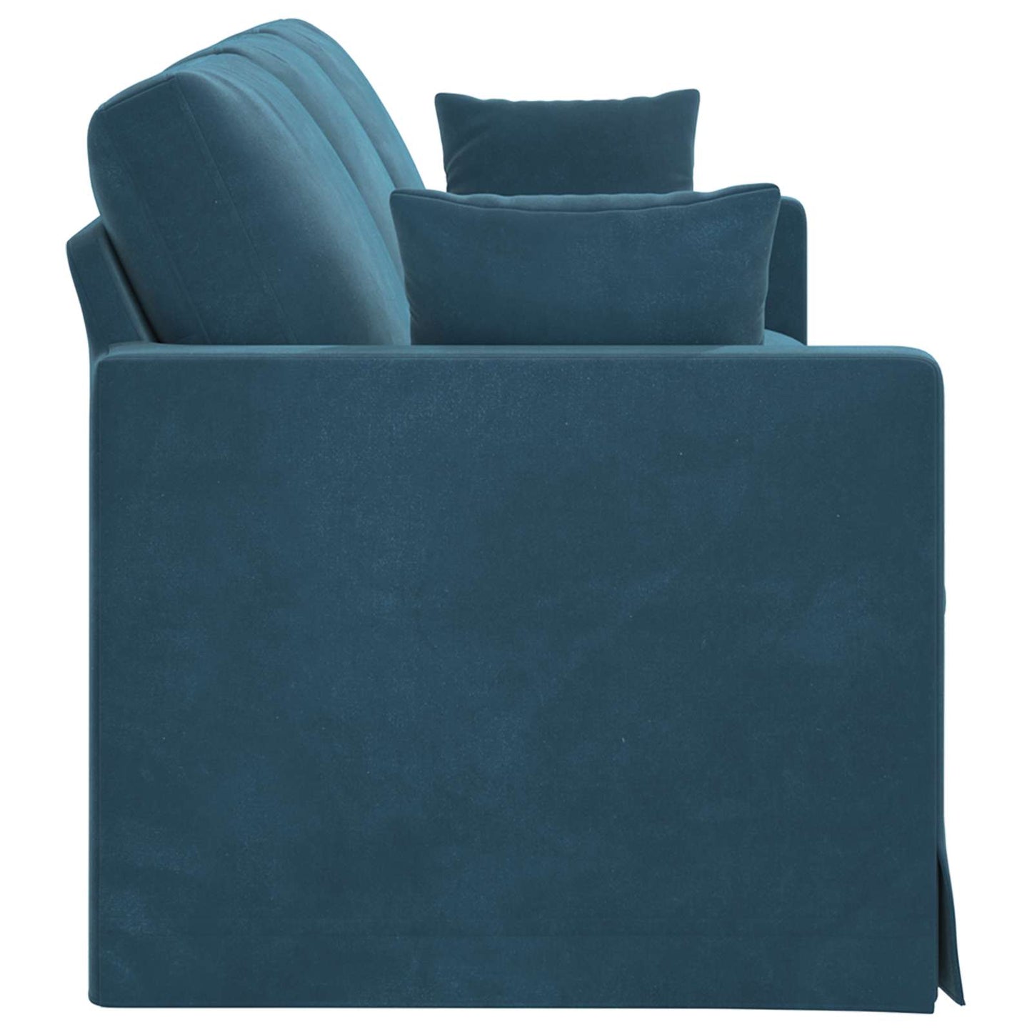 vidaXL Καναπές Μπλε 228 x 78 x 80 εκ Βελούδο