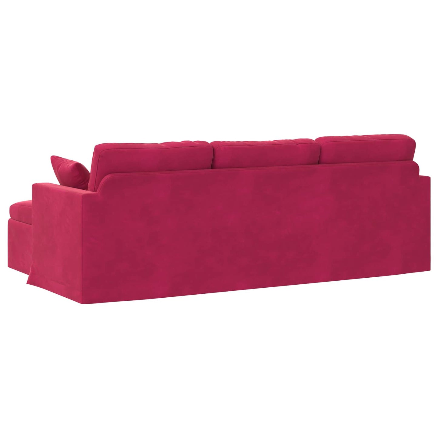vidaXL Καναπές Κόκκινο 228 x 134 x 80 εκ Βελούδο