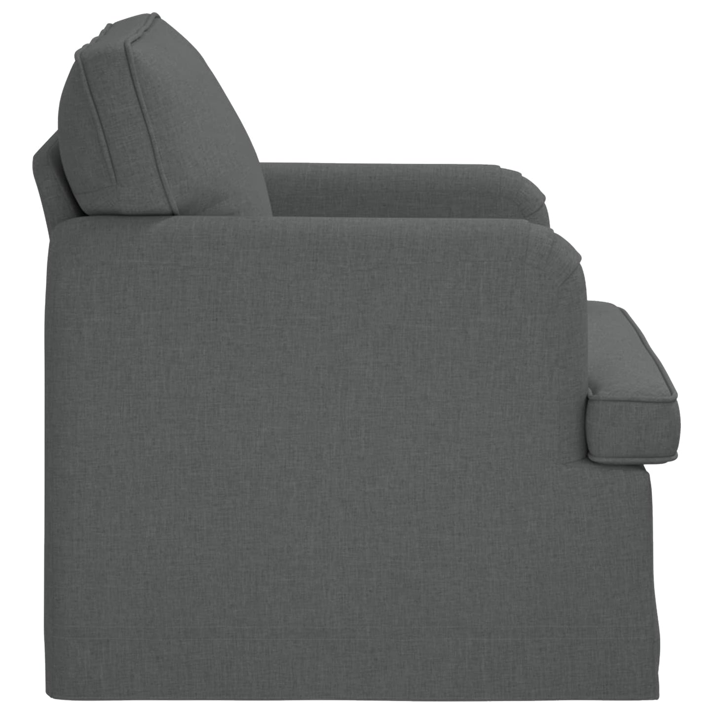 vidaXL Καναπές Σκούρο Γκρι 84 x 80 x 85 εκ ύφασμα