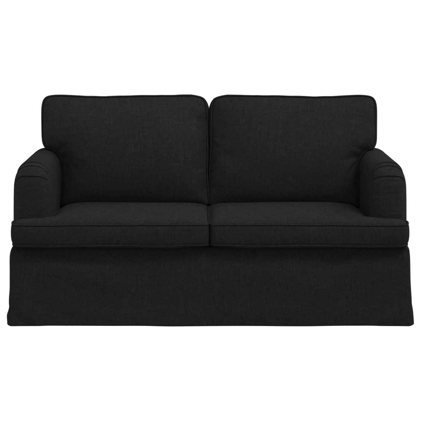 vidaXL Καναπές Μαύρο 144 x 80 x 85 εκ ύφασμα