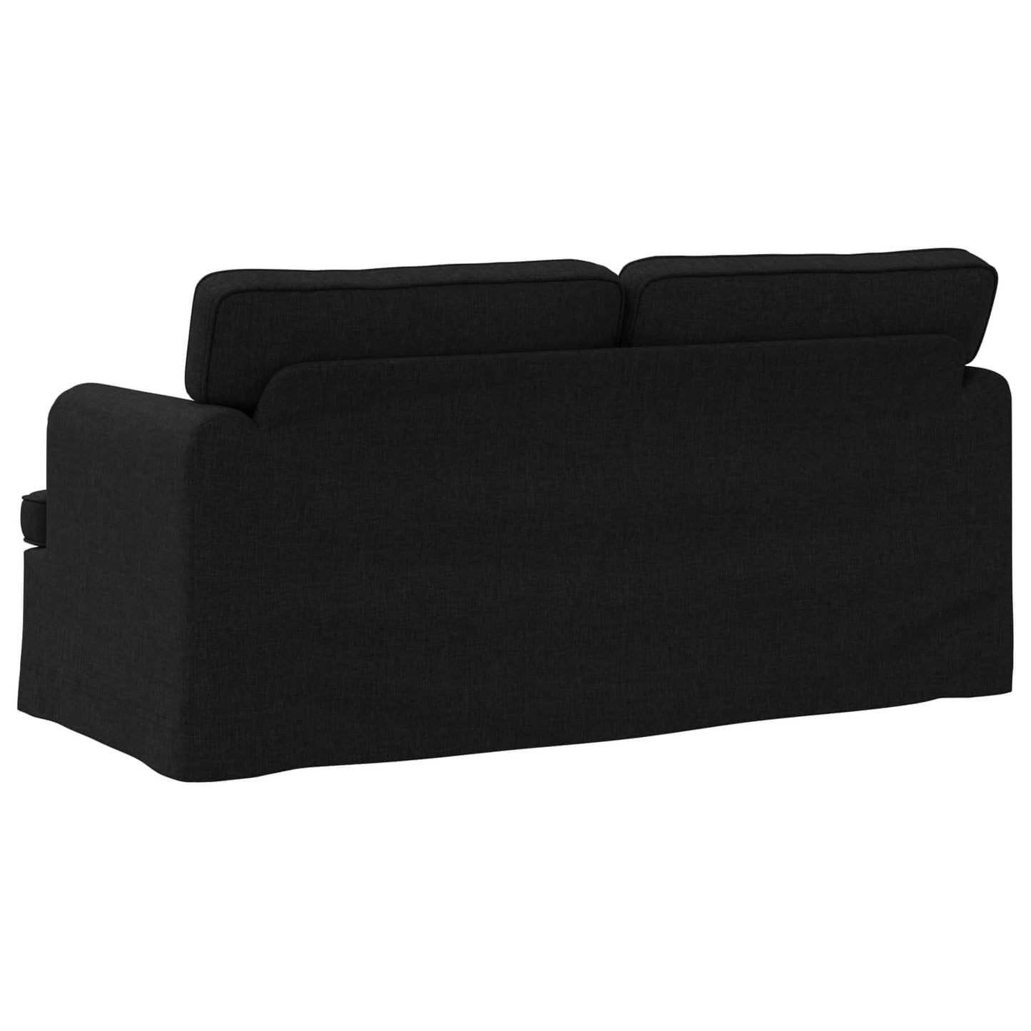 vidaXL Καναπές Μαύρο 142 x 80 x 85 εκ ύφασμα