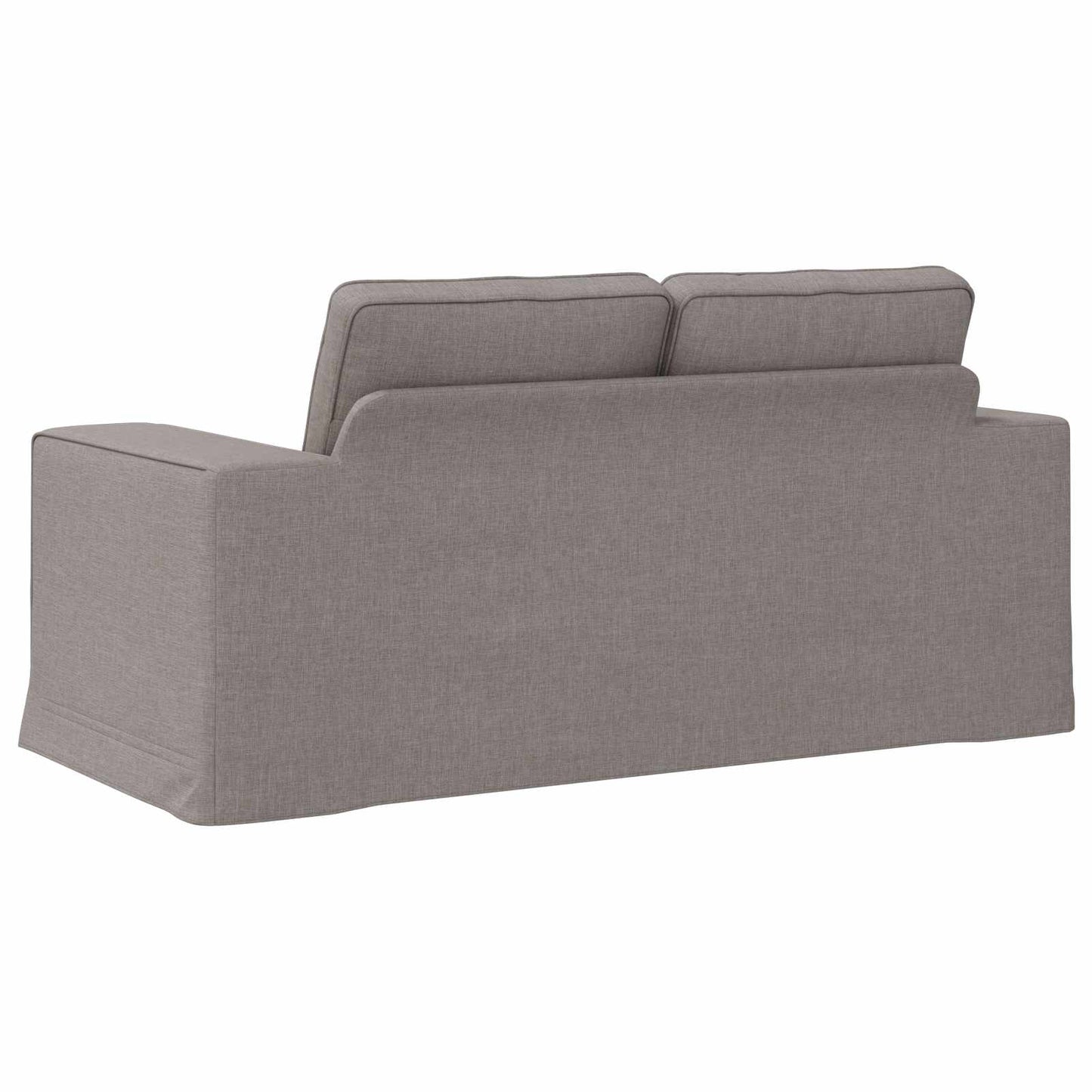 vidaXL Καναπές Taupe 162 x 80 x 85 εκ ύφασμα