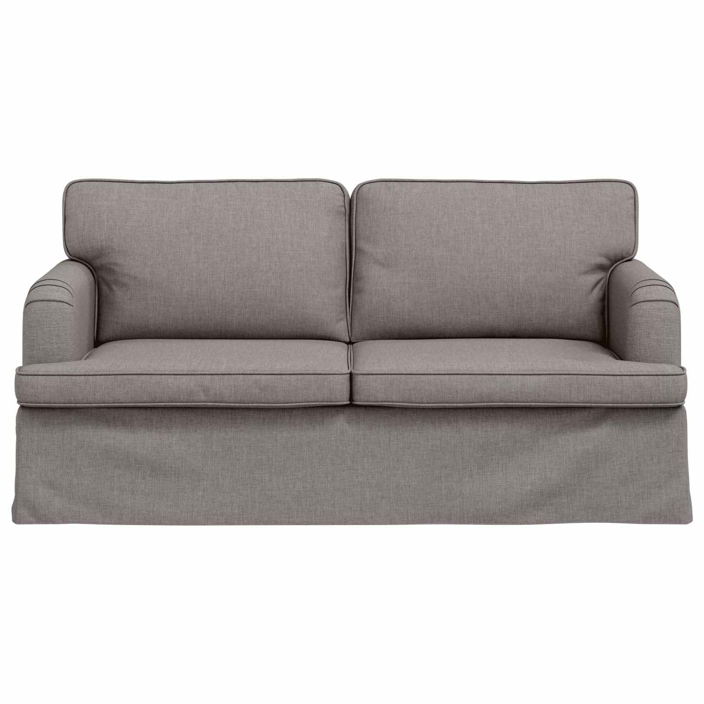 vidaXL Καναπές Taupe 162 x 80 x 85 εκ ύφασμα