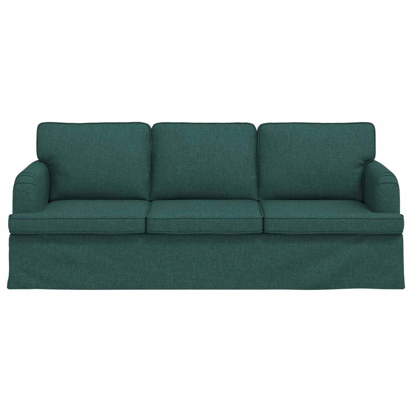 vidaXL Καναπές Σκούρο Πράσινο 201 x 80 x 85 εκ ύφασμα
