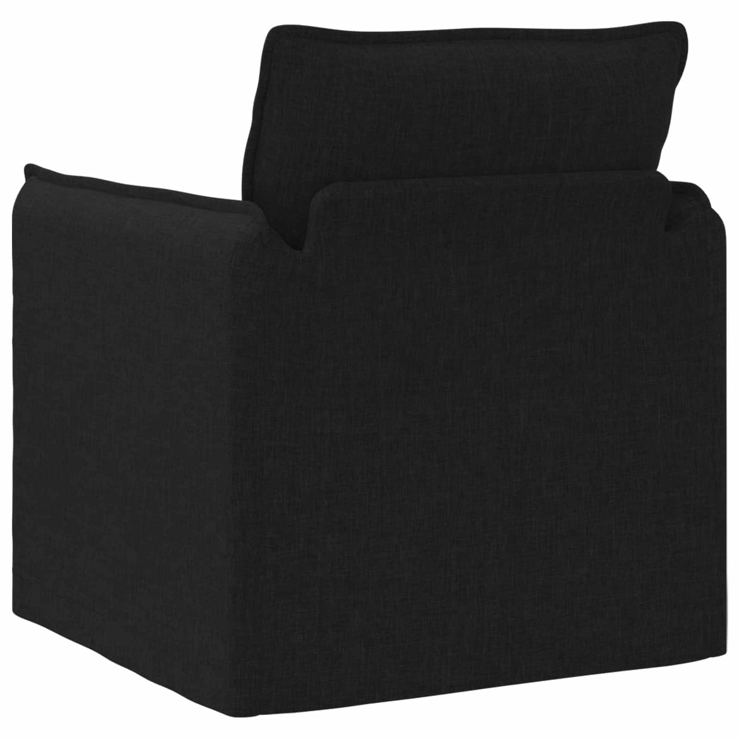 vidaXL Καναπές Μαύρο 195 x 82 x 85 εκ ύφασμα