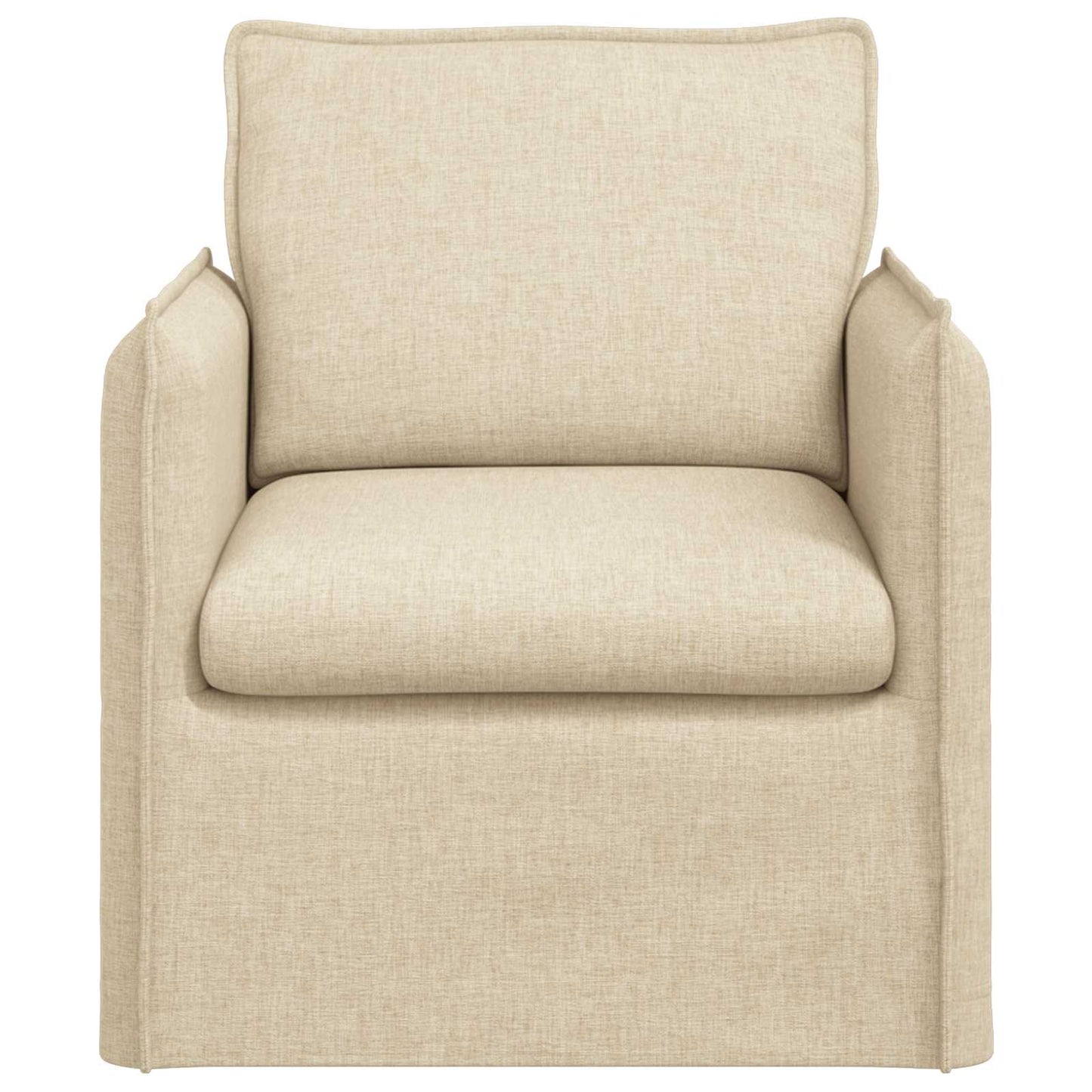 vidaXL Καναπές Κρεμ 75 x 82 x 85 εκ ύφασμα