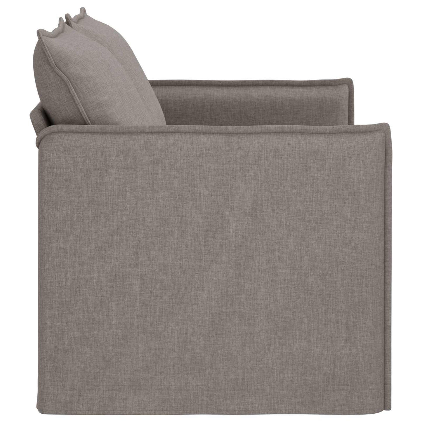vidaXL Καναπές Taupe 195 x 82 x 85 εκ ύφασμα