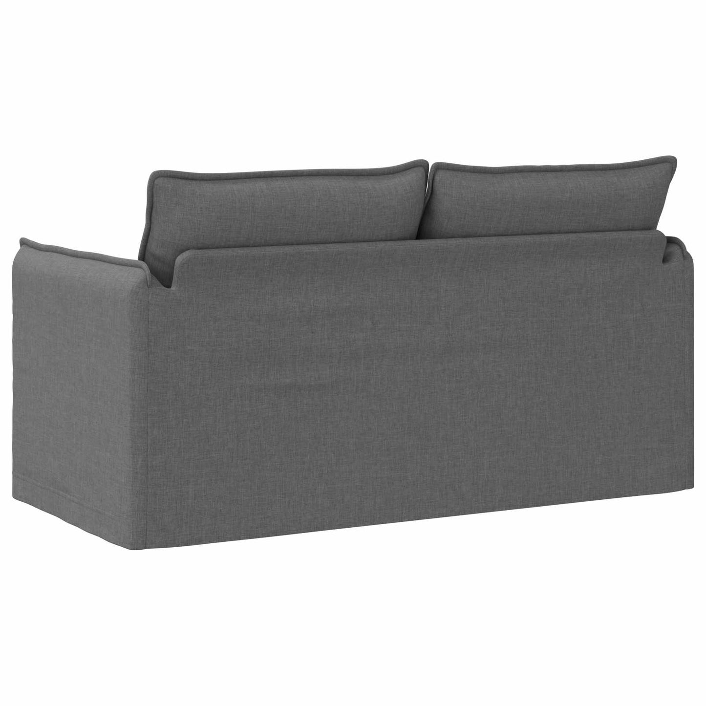 vidaXL Καναπές Σκούρο Γκρι 156 x 82 x 85 εκ ύφασμα