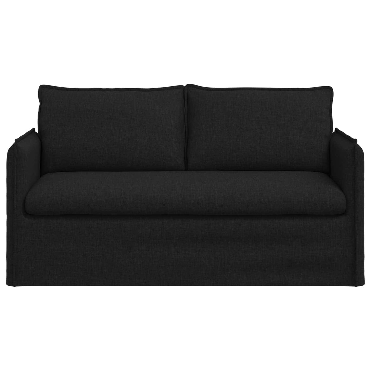 vidaXL Καναπές Μαύρο 156 x 82 x 85 εκ ύφασμα