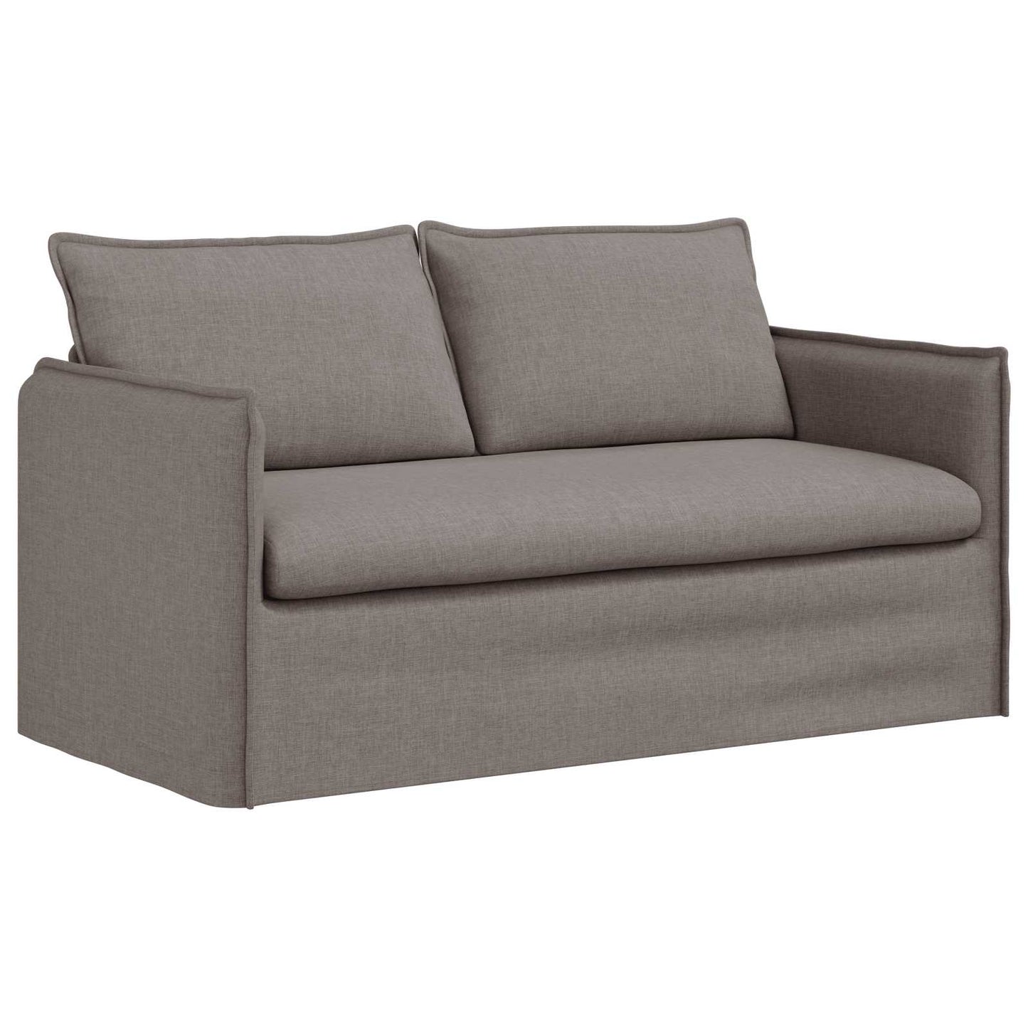 vidaXL Καναπές Taupe 156 x 82 x 85 εκ ύφασμα