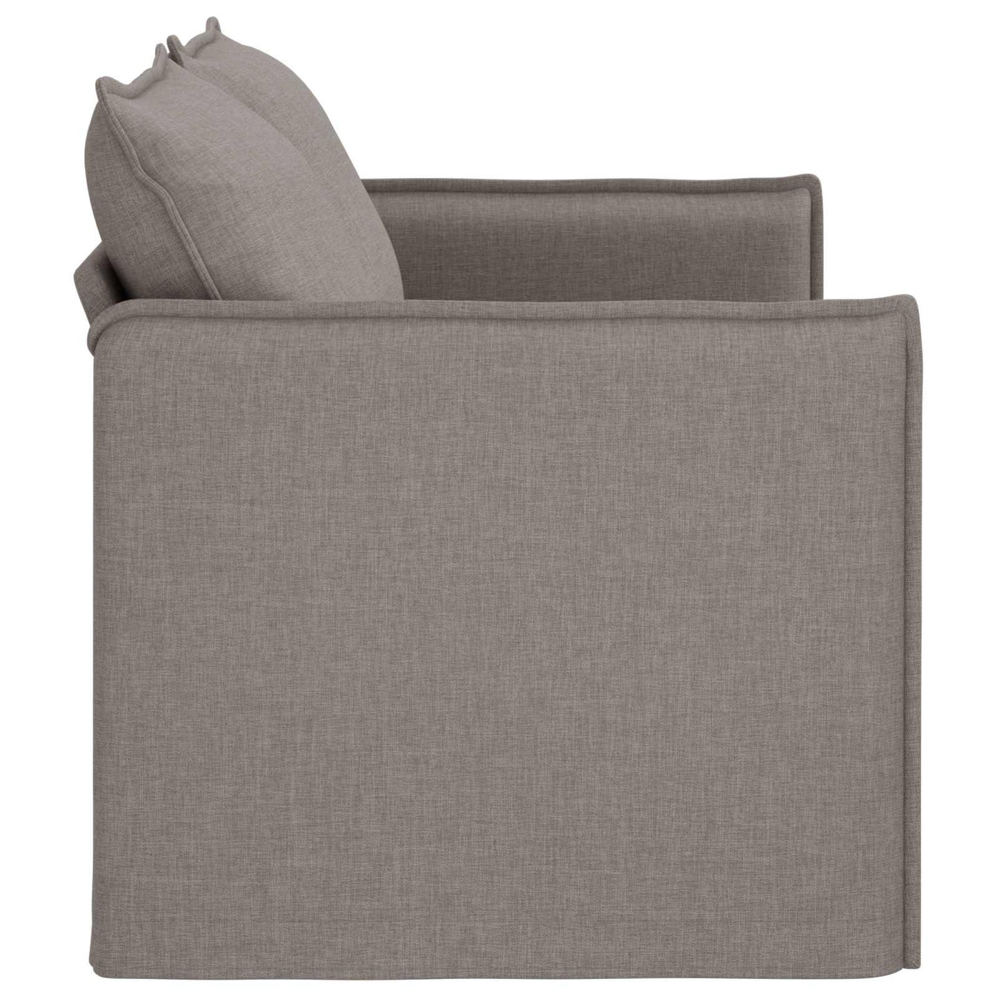 vidaXL Καναπές Taupe 156 x 82 x 85 εκ ύφασμα