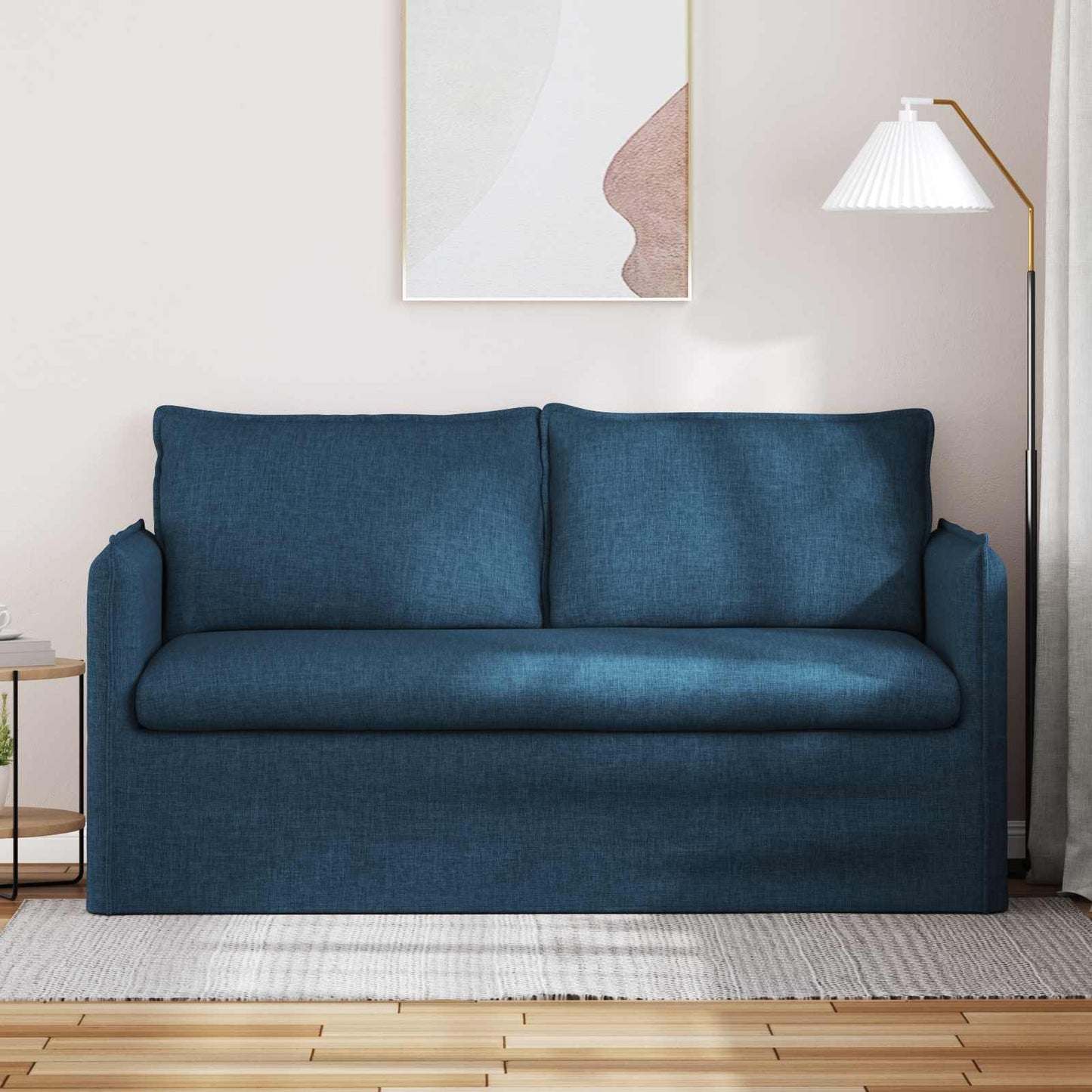 vidaXL Καναπές Μπλε 156 x 82 x 85 εκ ύφασμα