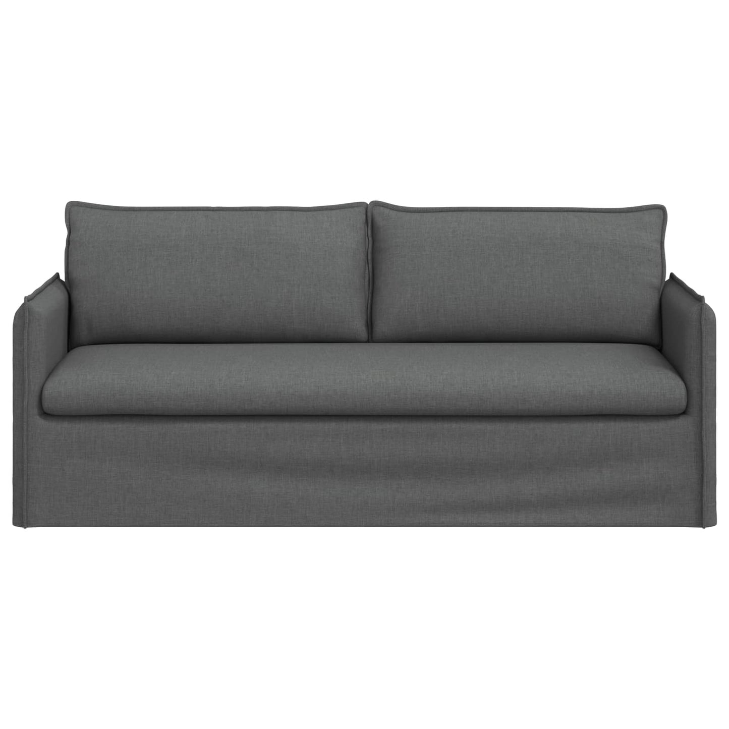 vidaXL Καναπές Σκούρο Γκρι 196 x 82 x 85 εκ ύφασμα