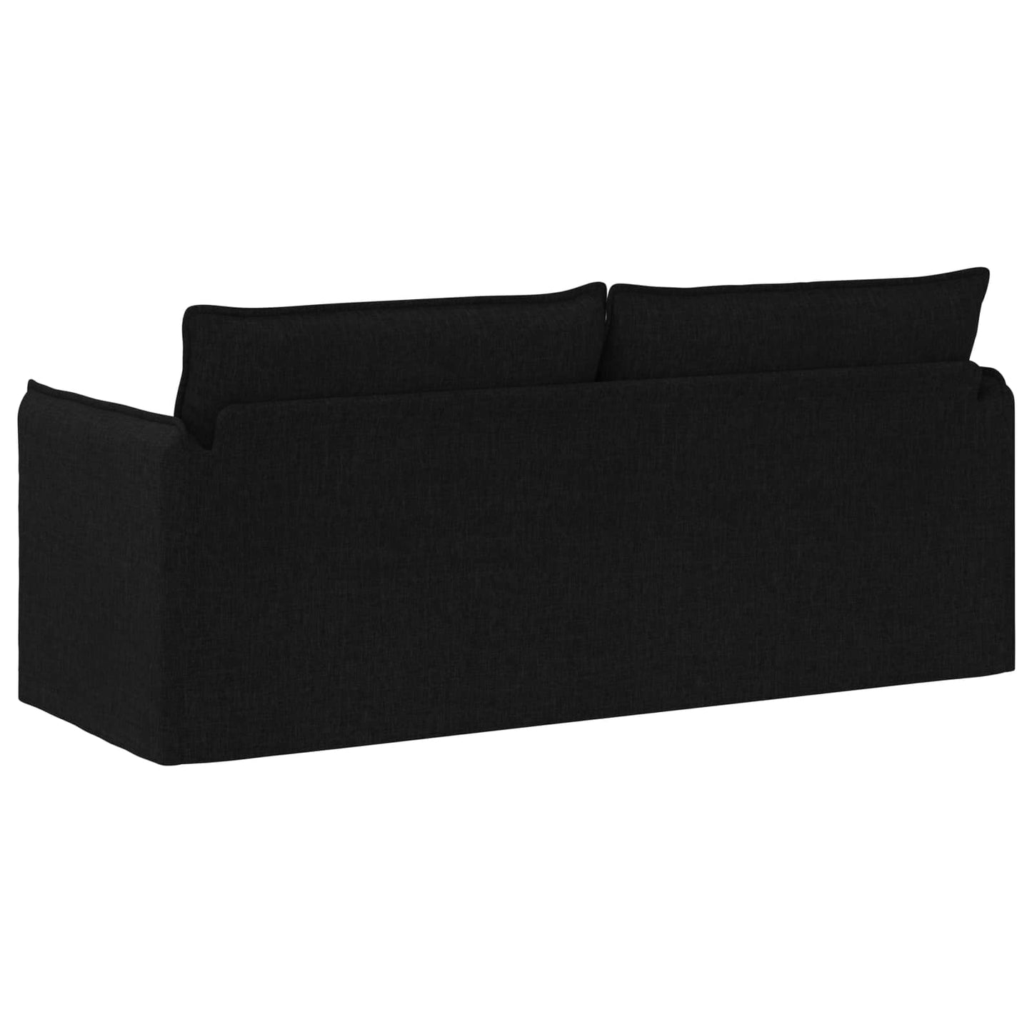 vidaXL Καναπές Μαύρο 196 x 82 x 85 εκ ύφασμα